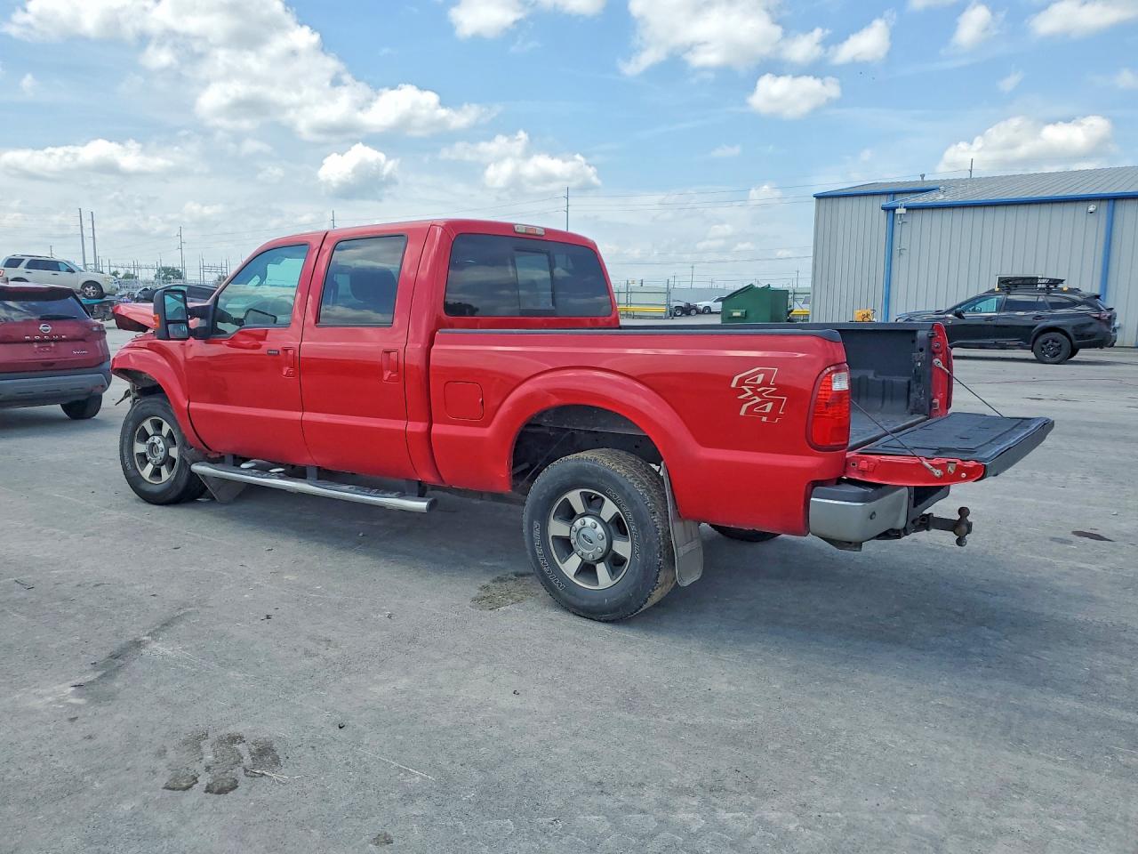 2012 Ford F250 Super Duty Красный vin: 1FT7W2B63CEB93911