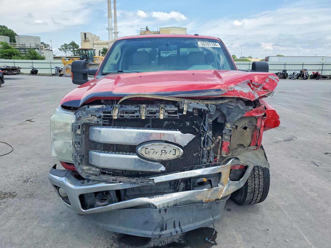 2012 Ford F250 Super Duty Красный vin: 1FT7W2B63CEB93911