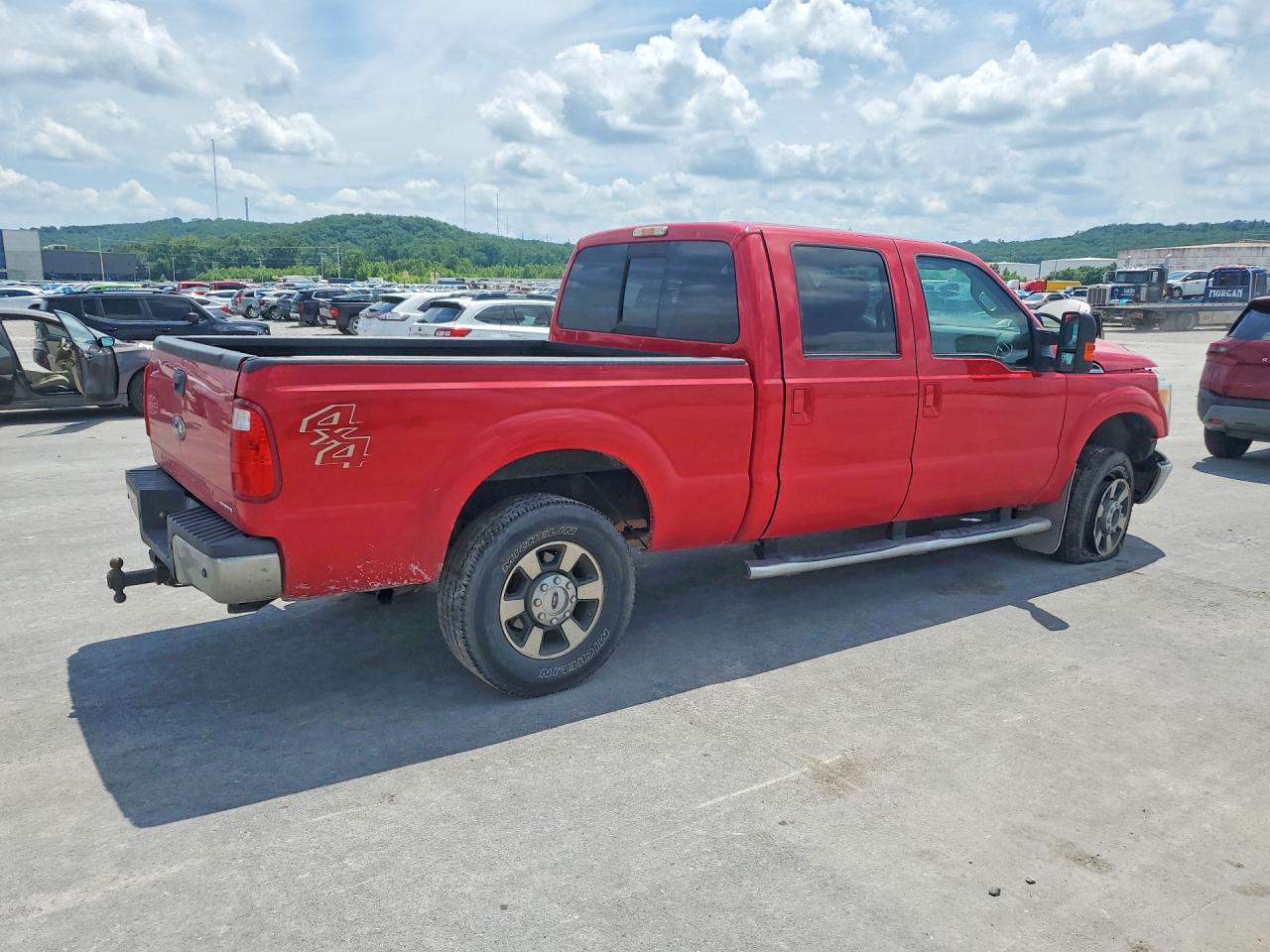 2012 Ford F250 Super Duty Красный vin: 1FT7W2B63CEB93911