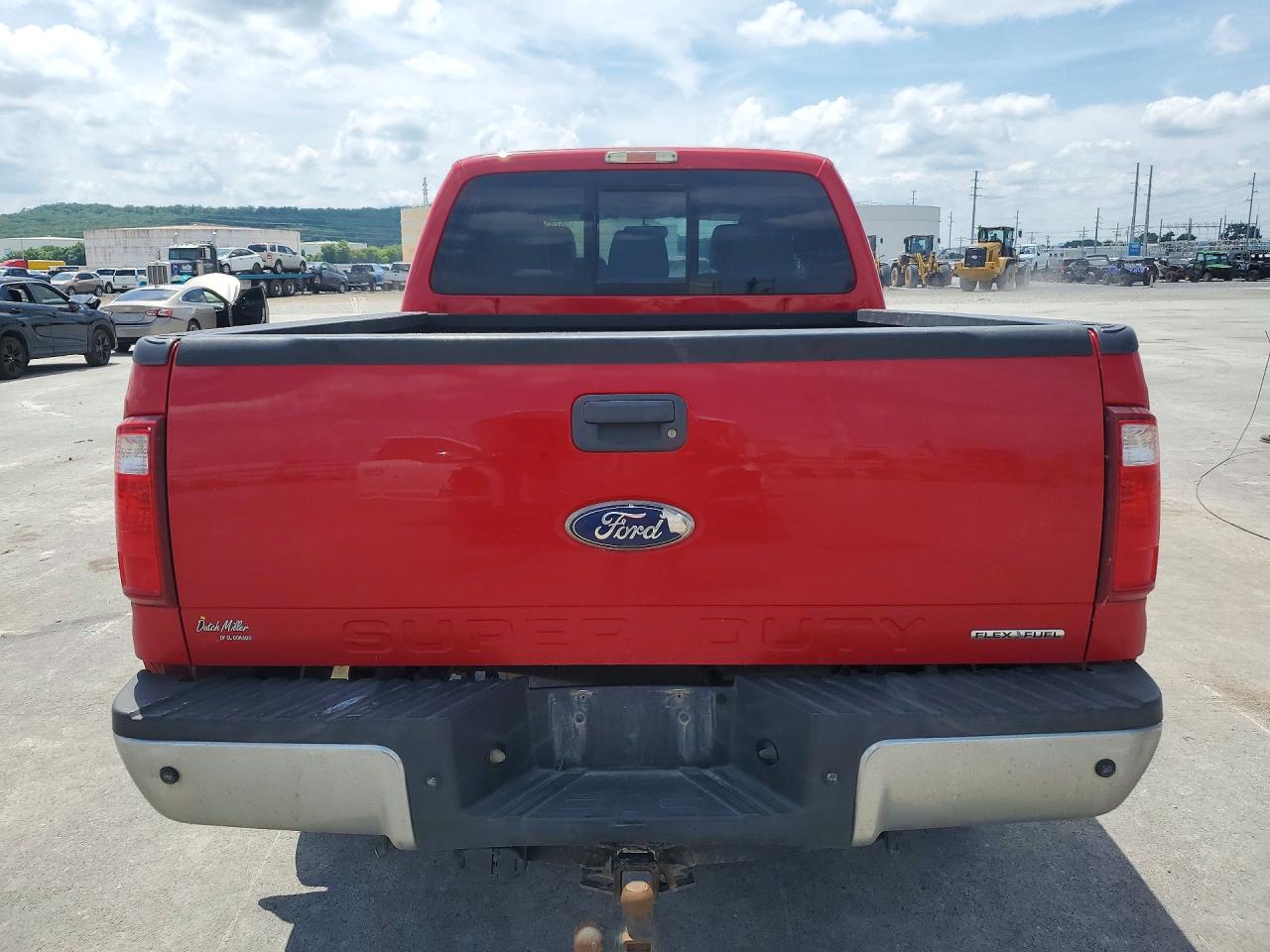 2012 Ford F250 Super Duty Красный vin: 1FT7W2B63CEB93911