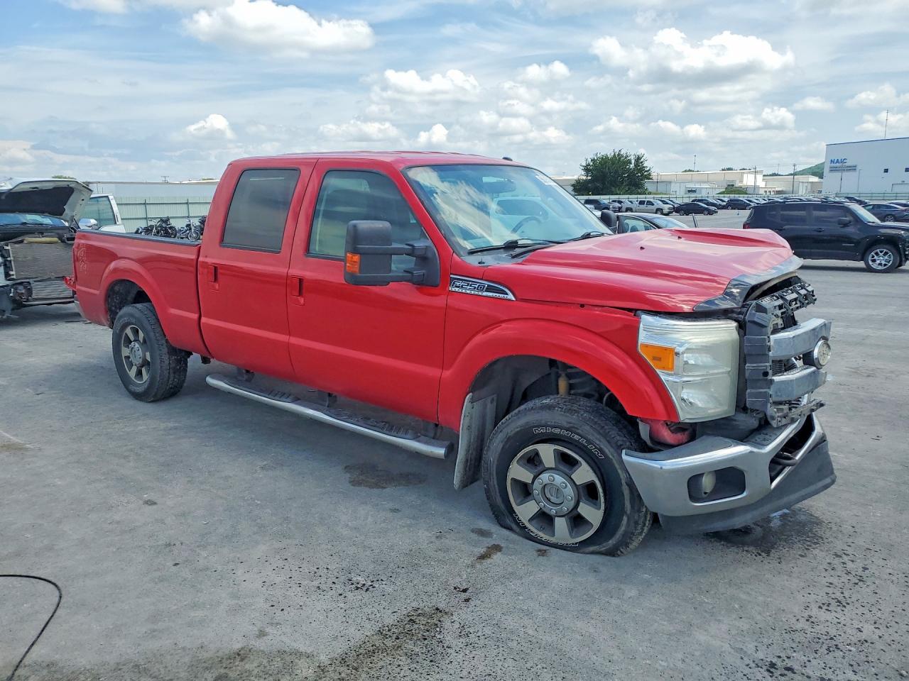 2012 Ford F250 Super Duty Красный vin: 1FT7W2B63CEB93911