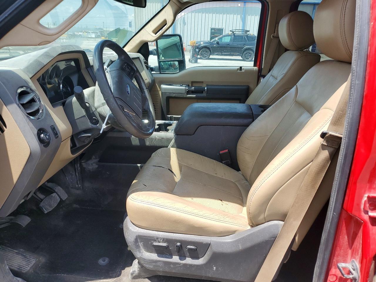 2012 Ford F250 Super Duty Красный vin: 1FT7W2B63CEB93911