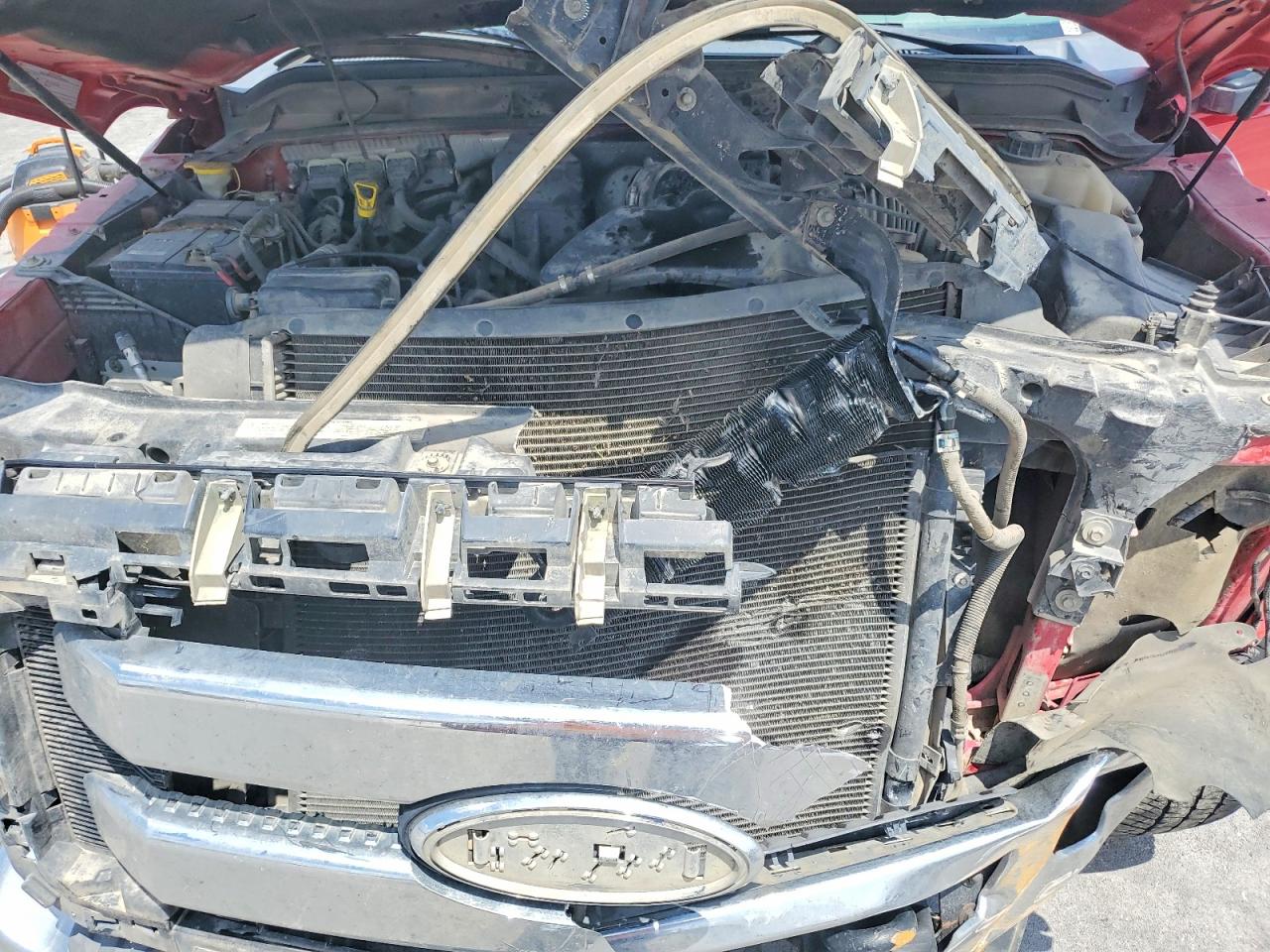 2012 Ford F250 Super Duty Красный vin: 1FT7W2B63CEB93911