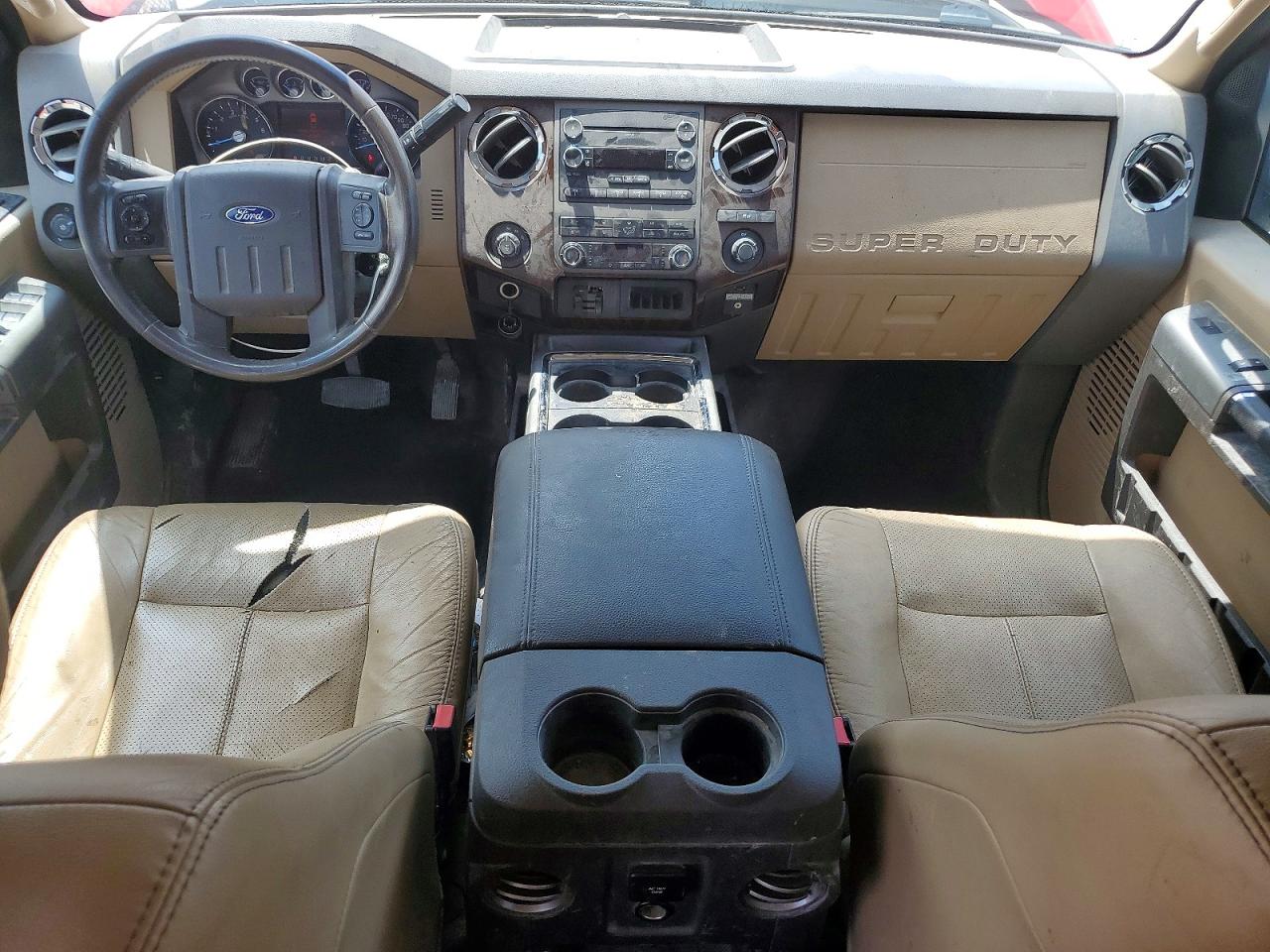 2012 Ford F250 Super Duty Красный vin: 1FT7W2B63CEB93911