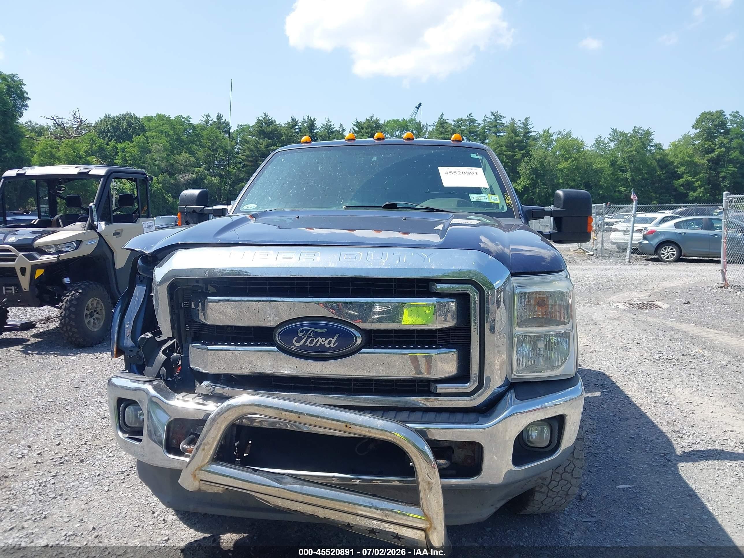2013 Ford Super Duty F-250 Srw King Ranch/lariat/platinum/xl/xlt Blue vin: 1FT7W2B63DEB16618