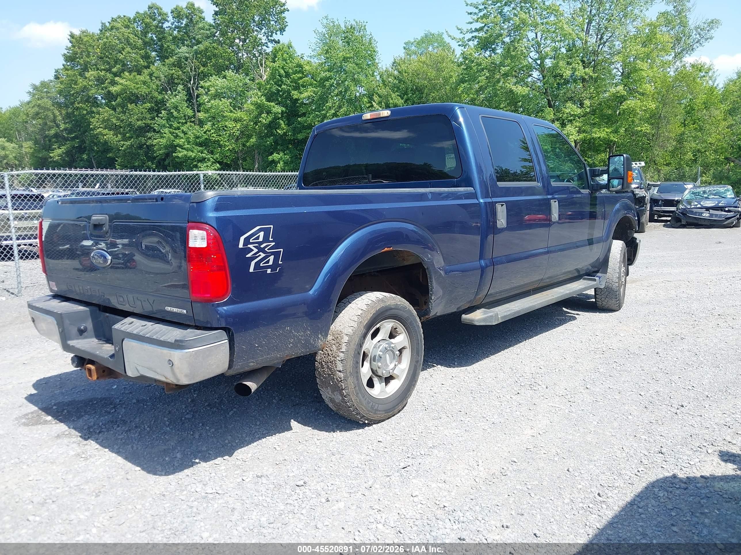 2013 Ford Super Duty F-250 Srw King Ranch/lariat/platinum/xl/xlt Blue vin: 1FT7W2B63DEB16618
