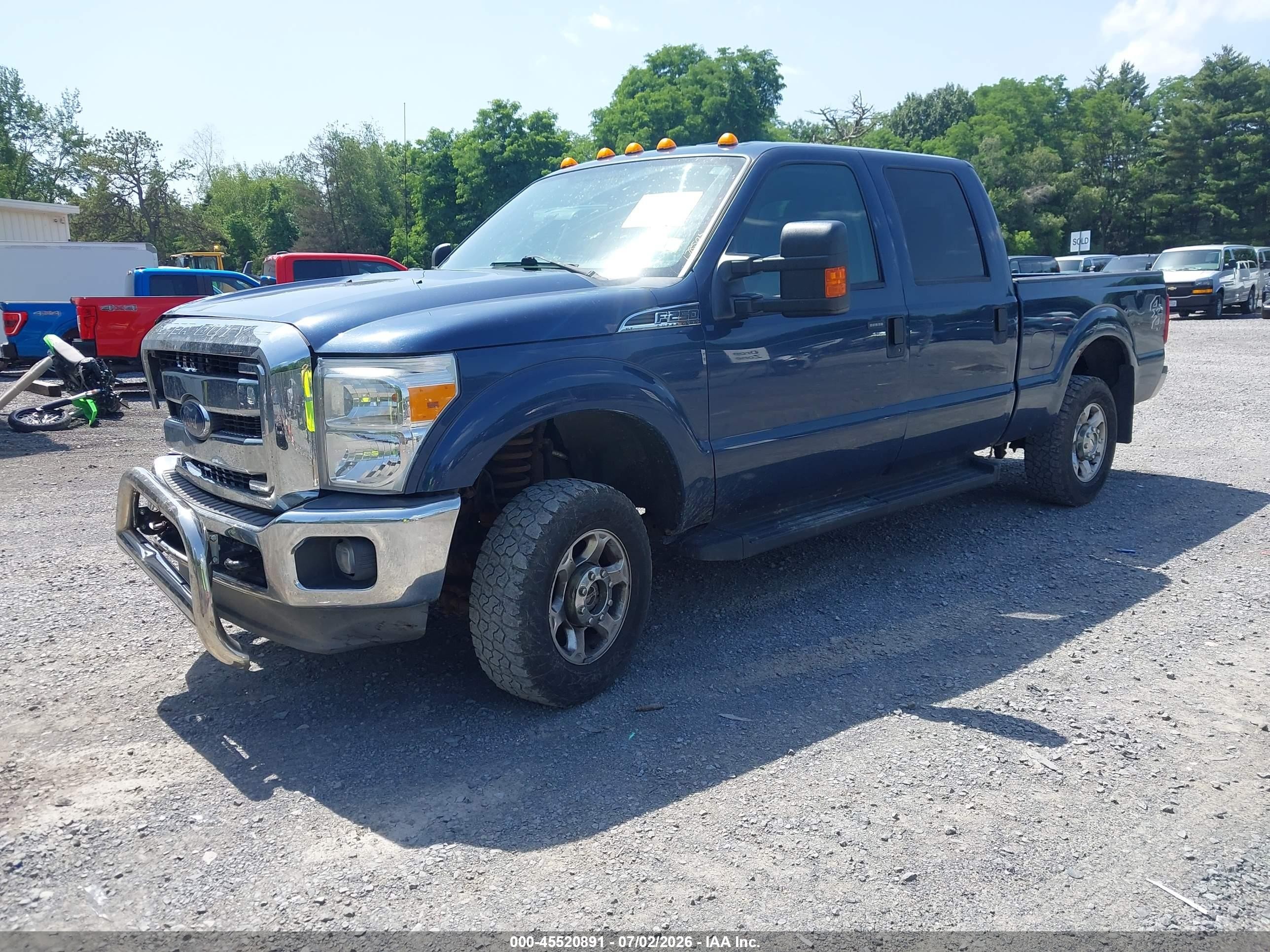 2013 Ford Super Duty F-250 Srw King Ranch/lariat/platinum/xl/xlt Blue vin: 1FT7W2B63DEB16618