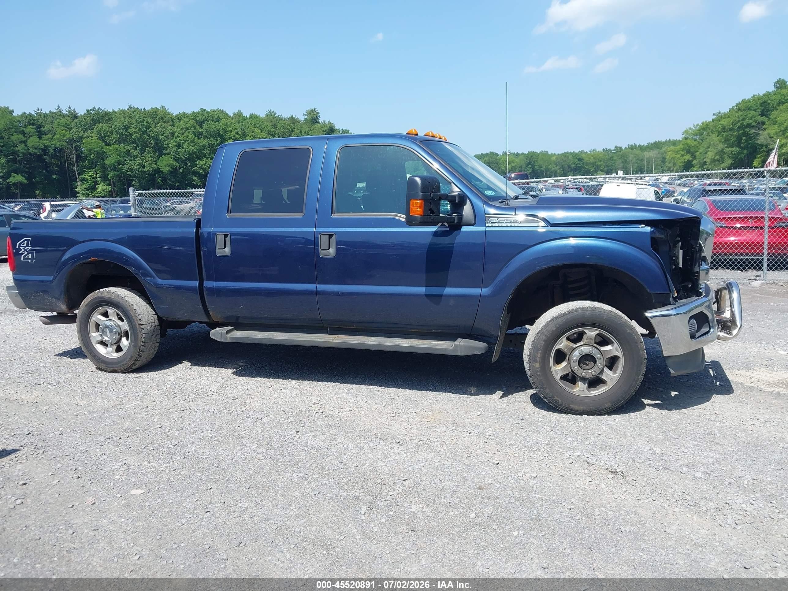 2013 Ford Super Duty F-250 Srw King Ranch/lariat/platinum/xl/xlt Blue vin: 1FT7W2B63DEB16618