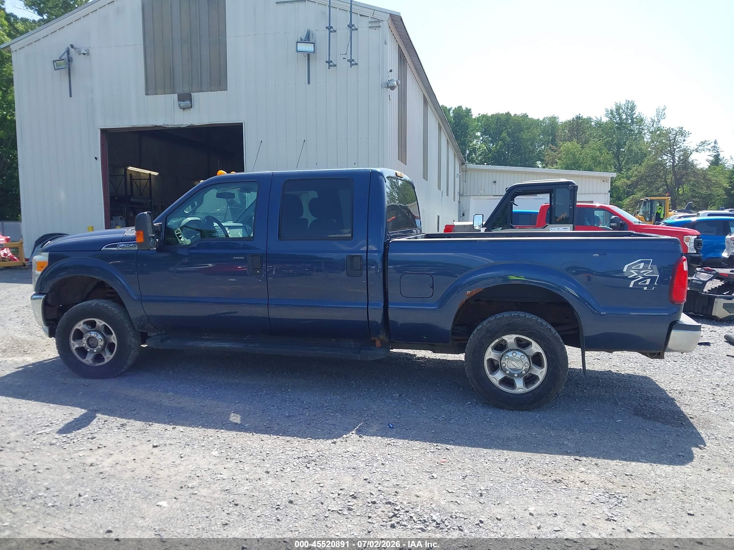 2013 Ford Super Duty F-250 Srw King Ranch/lariat/platinum/xl/xlt Blue vin: 1FT7W2B63DEB16618