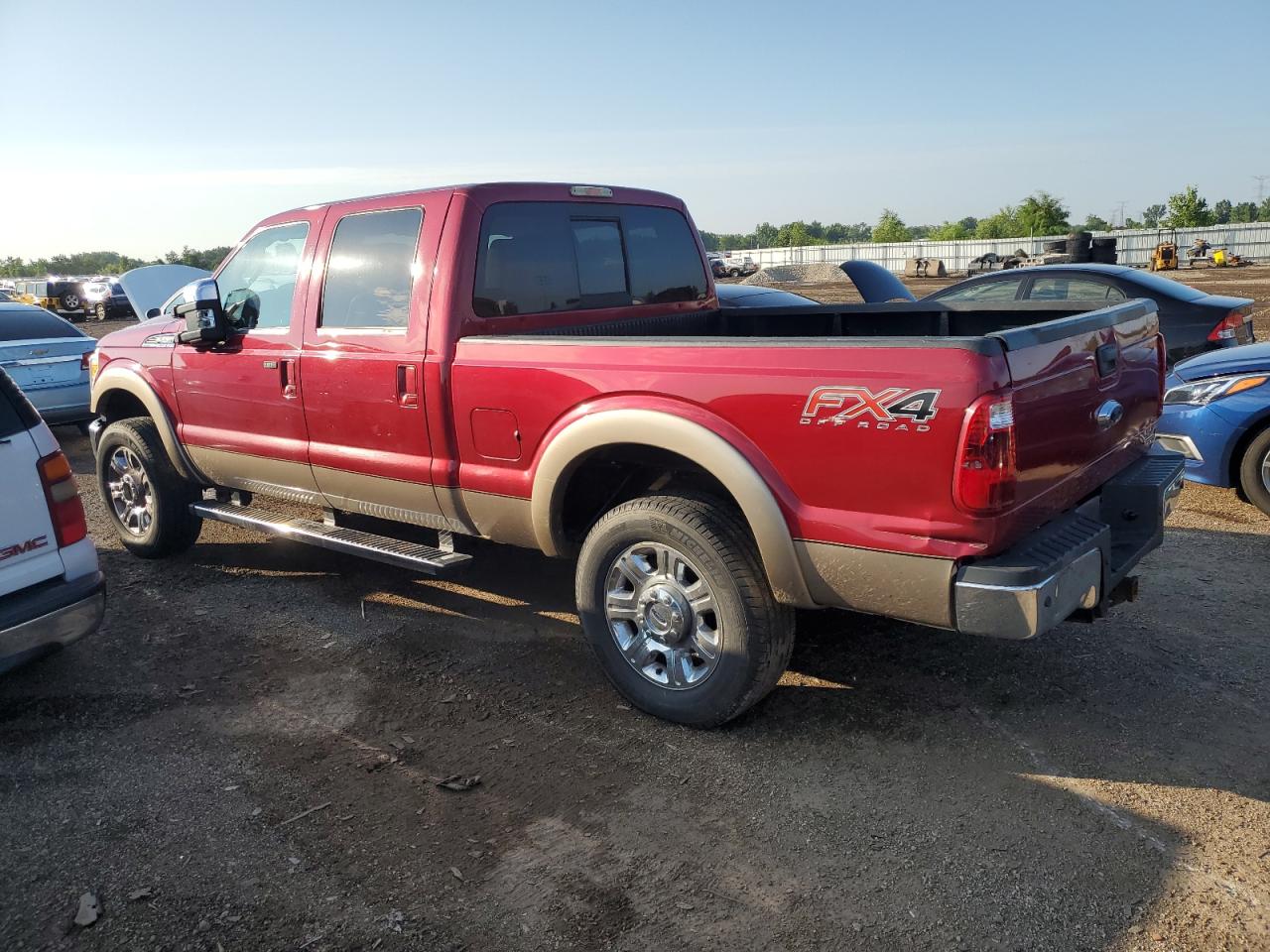 2014 Ford F250 Super Duty Red vin: 1FT7W2B63EEA07545