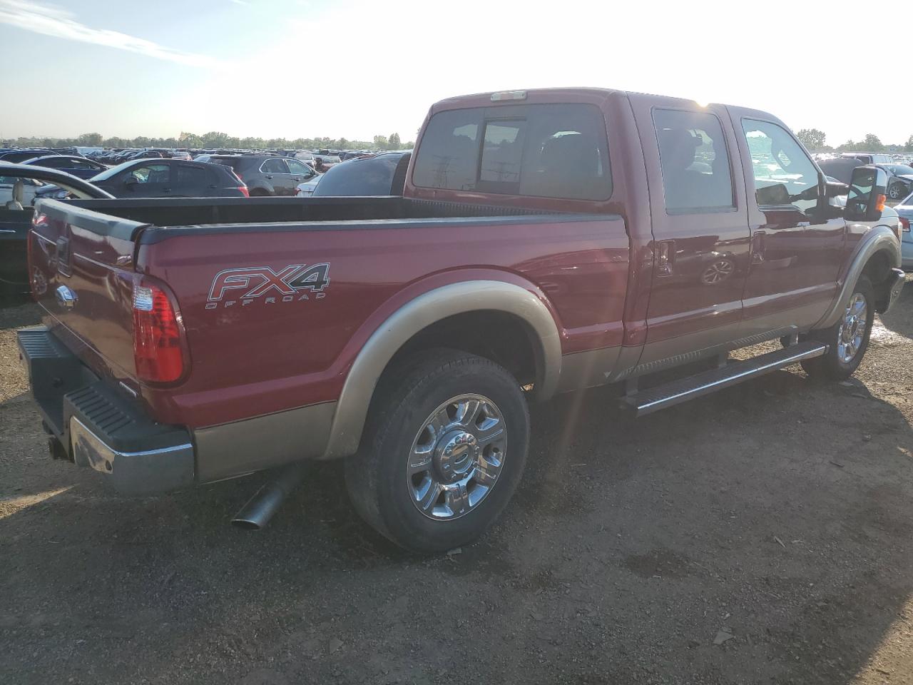 2014 Ford F250 Super Duty Red vin: 1FT7W2B63EEA07545
