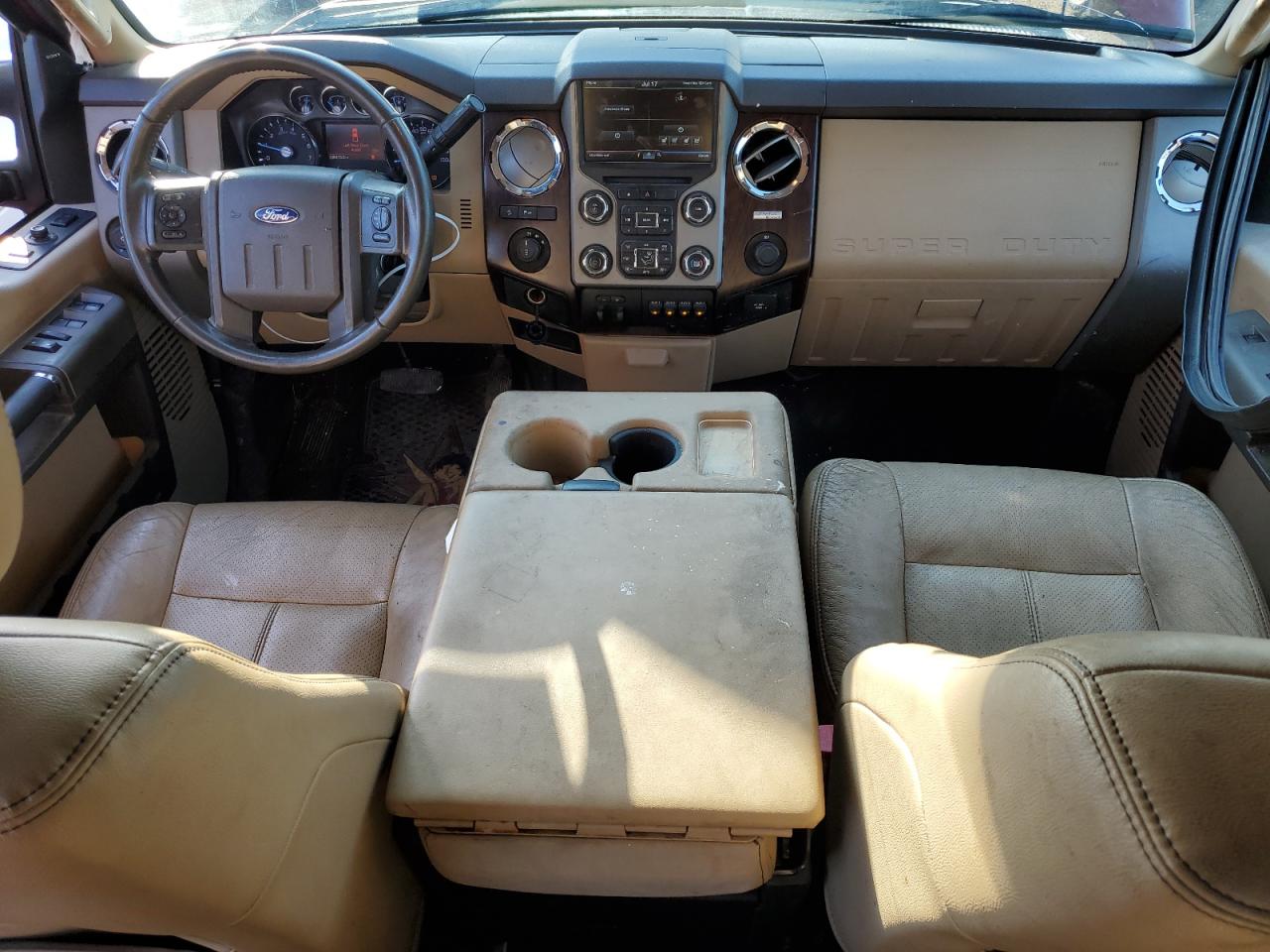 2014 Ford F250 Super Duty Red vin: 1FT7W2B63EEA07545
