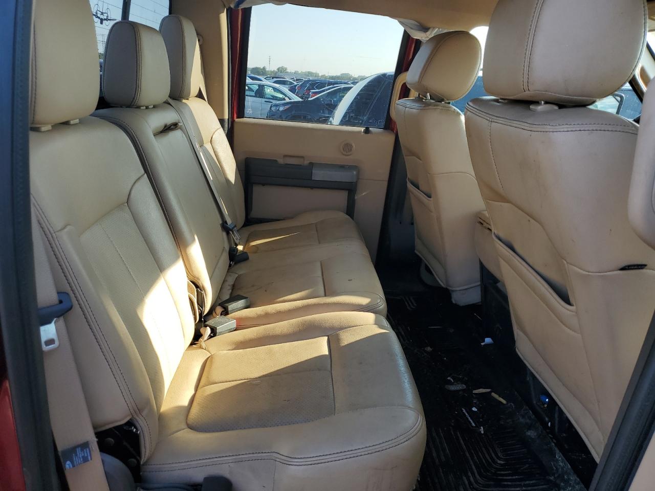 2014 Ford F250 Super Duty Red vin: 1FT7W2B63EEA07545