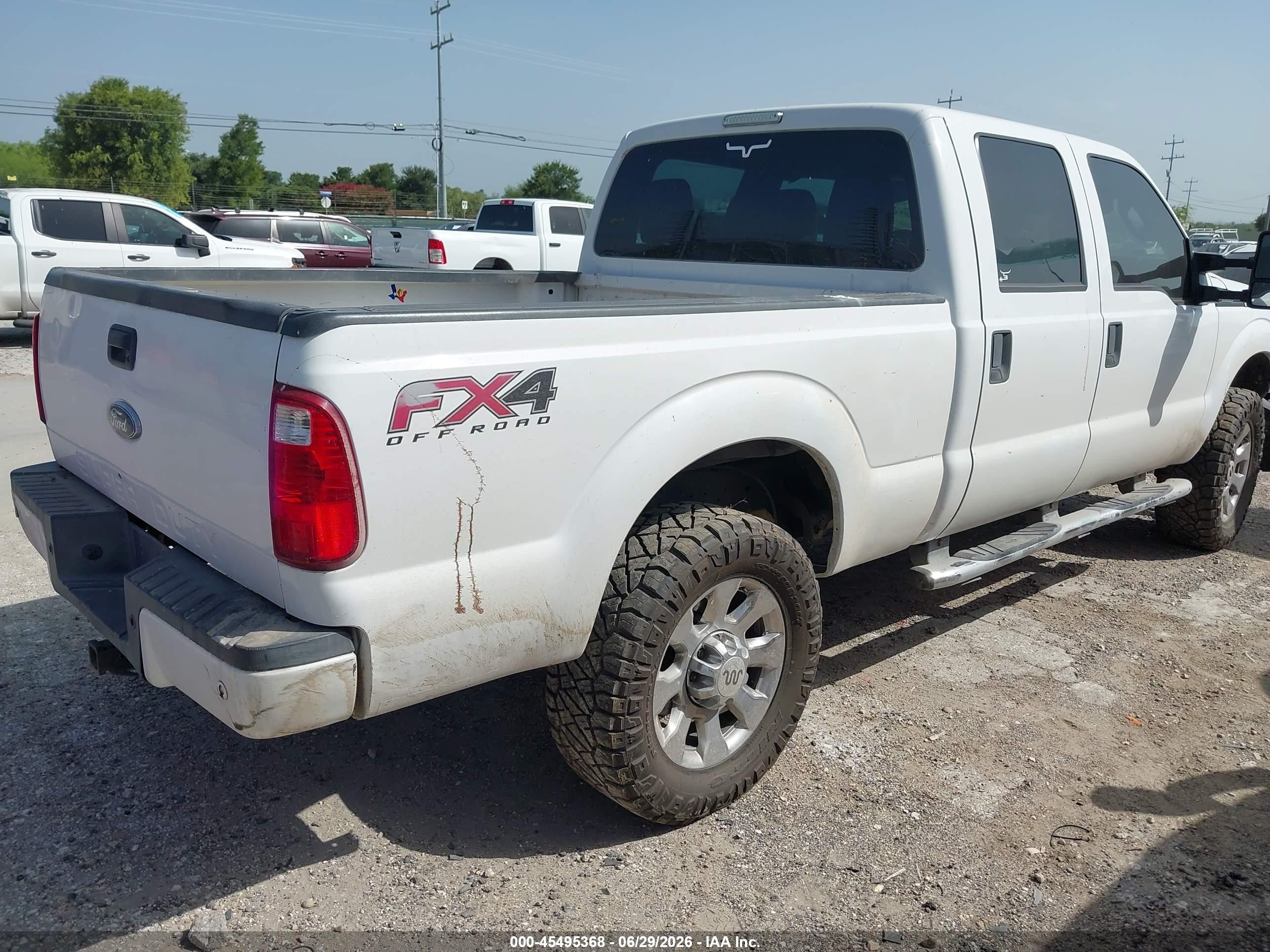 2015 Ford F-250 Xl White vin: 1FT7W2B63FEB62131