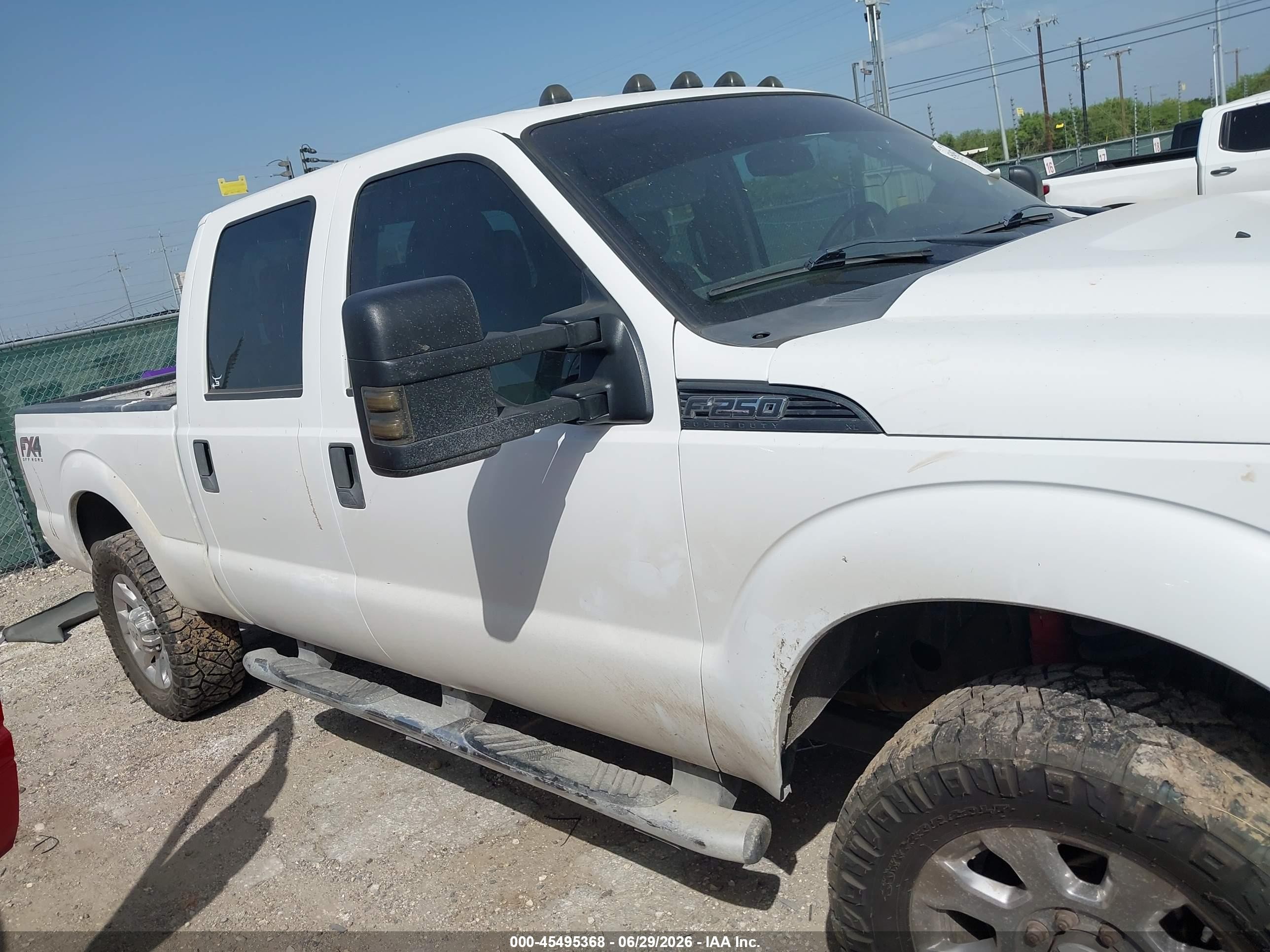 2015 Ford F-250 Xl White vin: 1FT7W2B63FEB62131