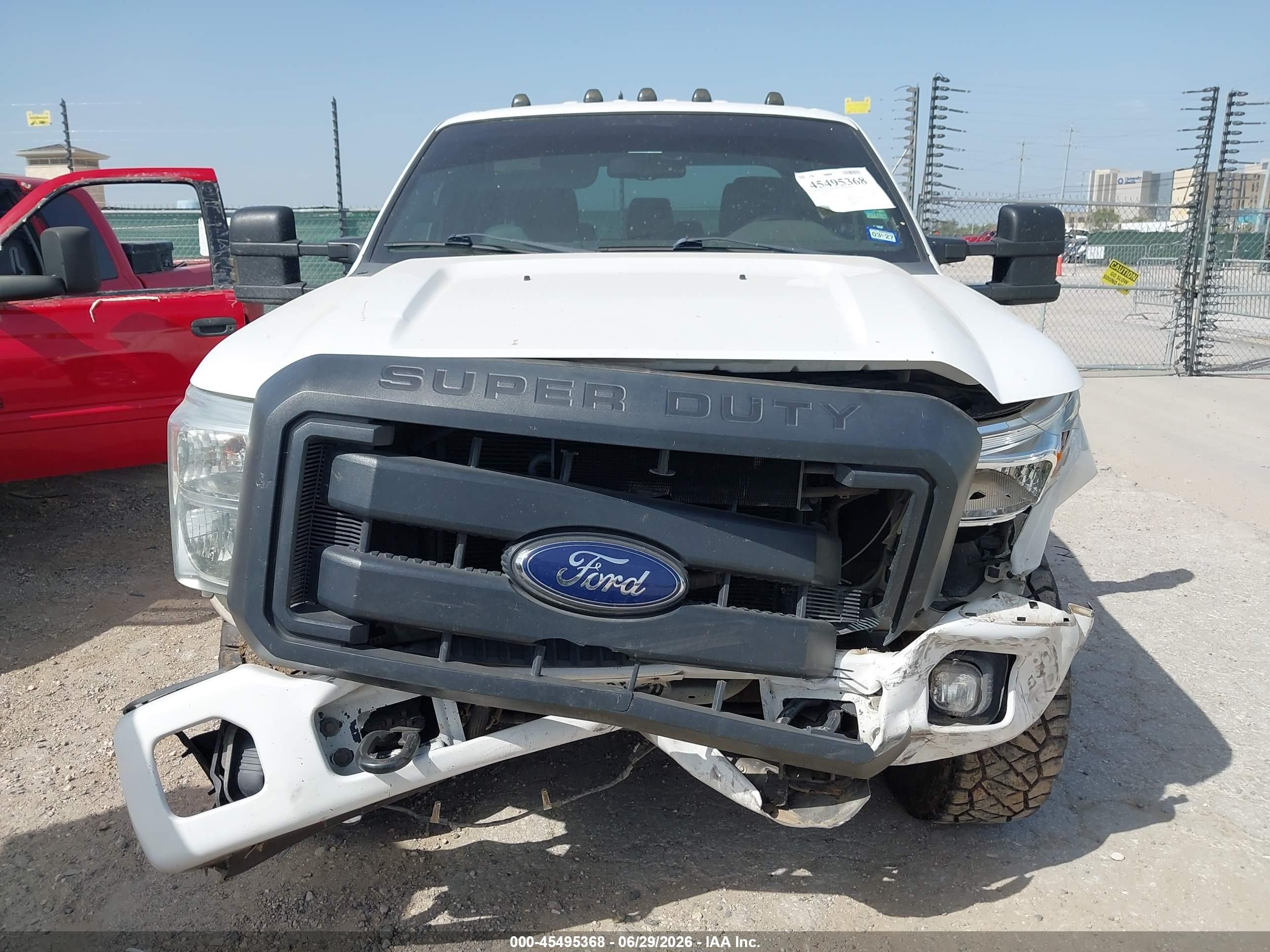 2015 Ford F-250 Xl White vin: 1FT7W2B63FEB62131