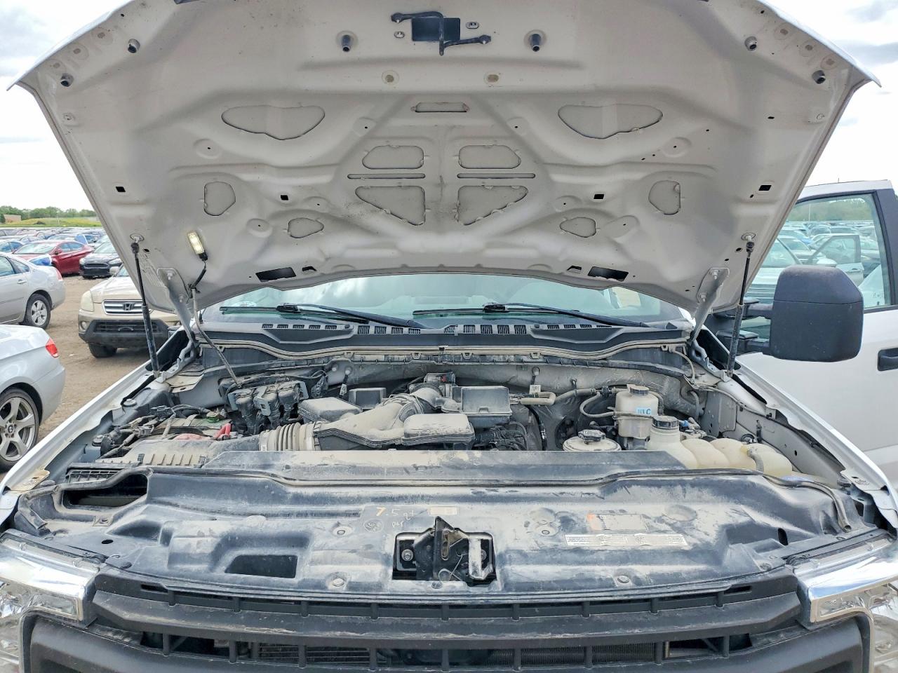 2021 Ford F250 Super Duty White vin: 1FT7W2B63MED72130