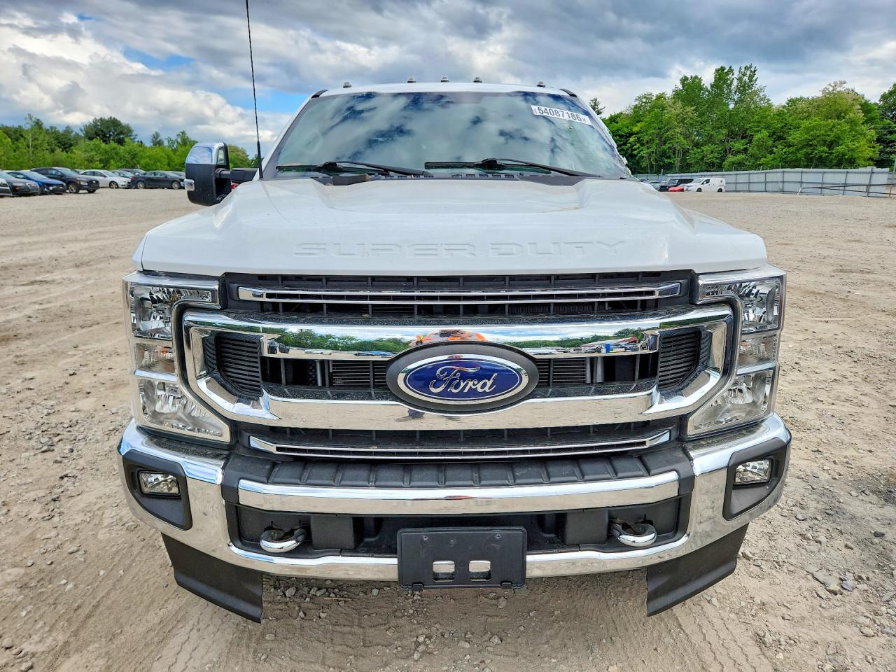 2022 Ford F250 Super Duty White vin: 1FT7W2B63NEF71695