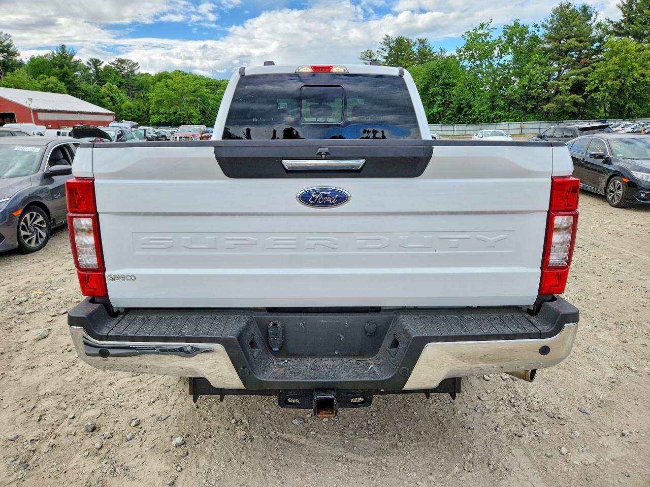 2022 Ford F250 Super Duty White vin: 1FT7W2B63NEF71695