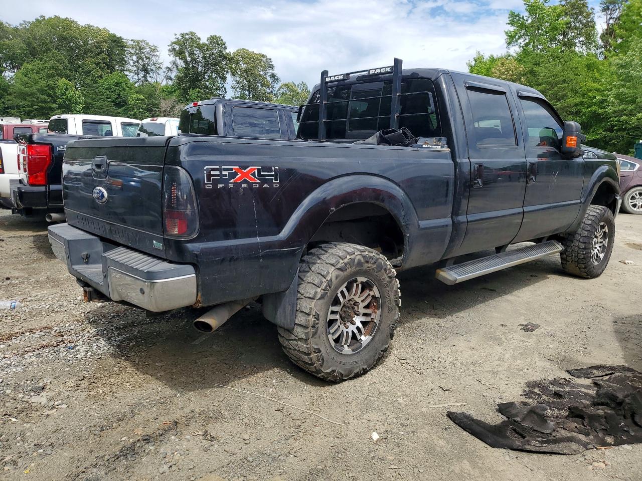 2011 Ford F250 Super Duty Black vin: 1FT7W2B64BEC50034