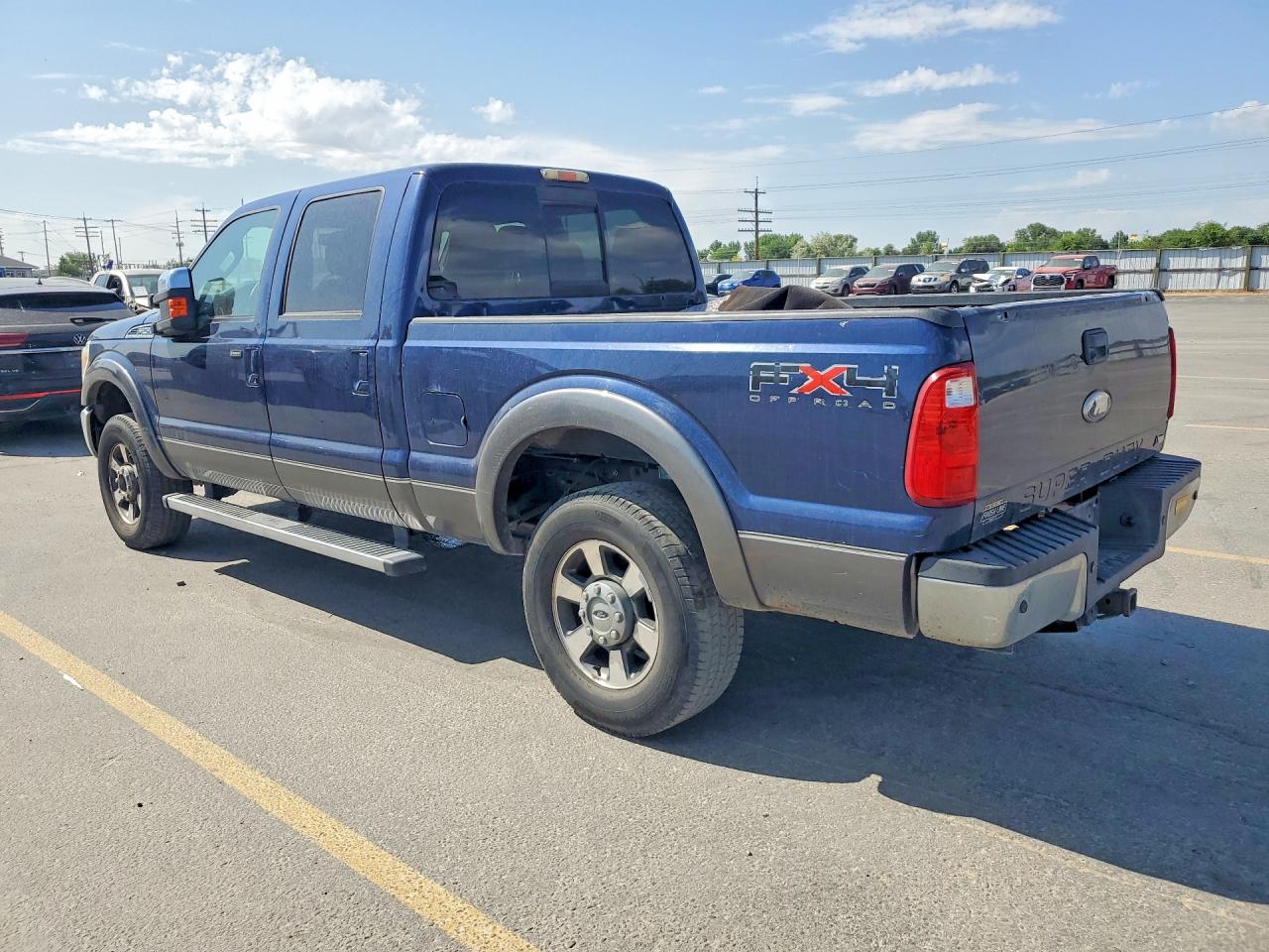2011 Ford F250 Super Duty Blue vin: 1FT7W2B64BED02925