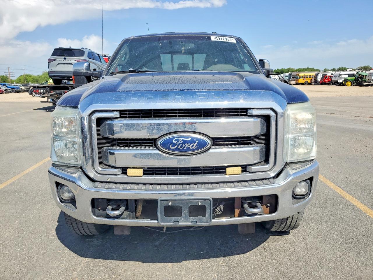 2011 Ford F250 Super Duty Blue vin: 1FT7W2B64BED02925