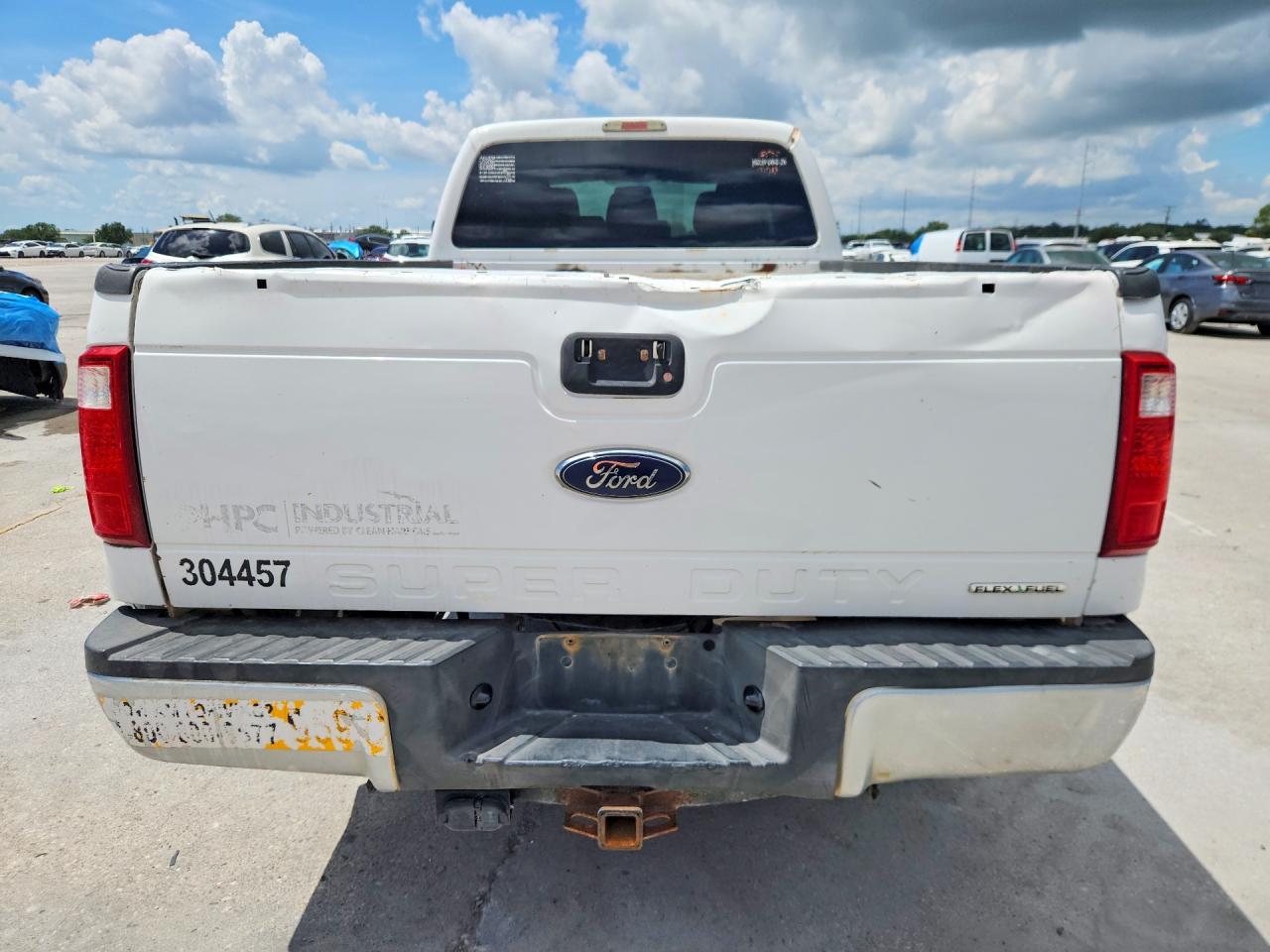 2013 Ford F250 Super Duty White vin: 1FT7W2B64DEB45030