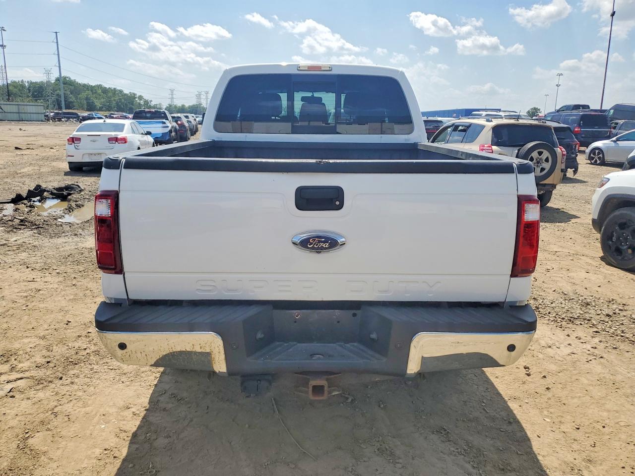 2015 Ford F250 Super Duty White vin: 1FT7W2B64FEA09256