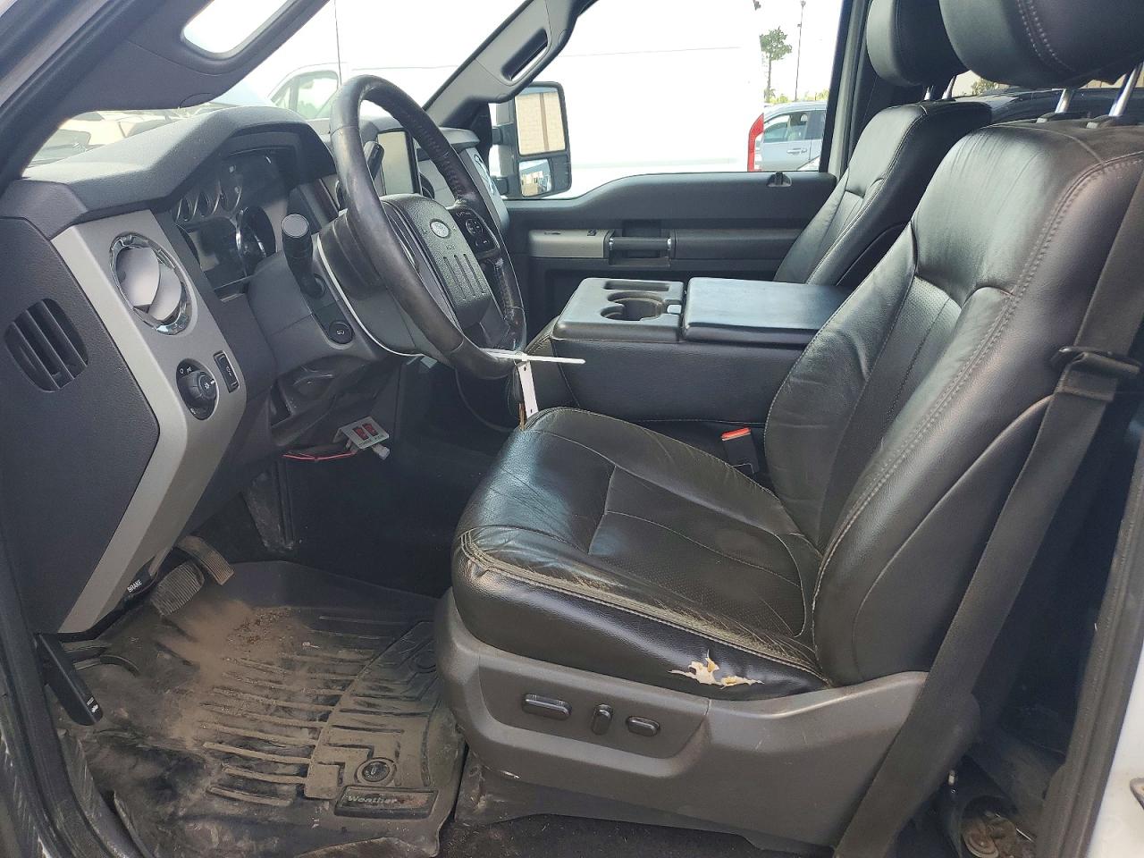 2015 Ford F250 Super Duty White vin: 1FT7W2B64FEA09256