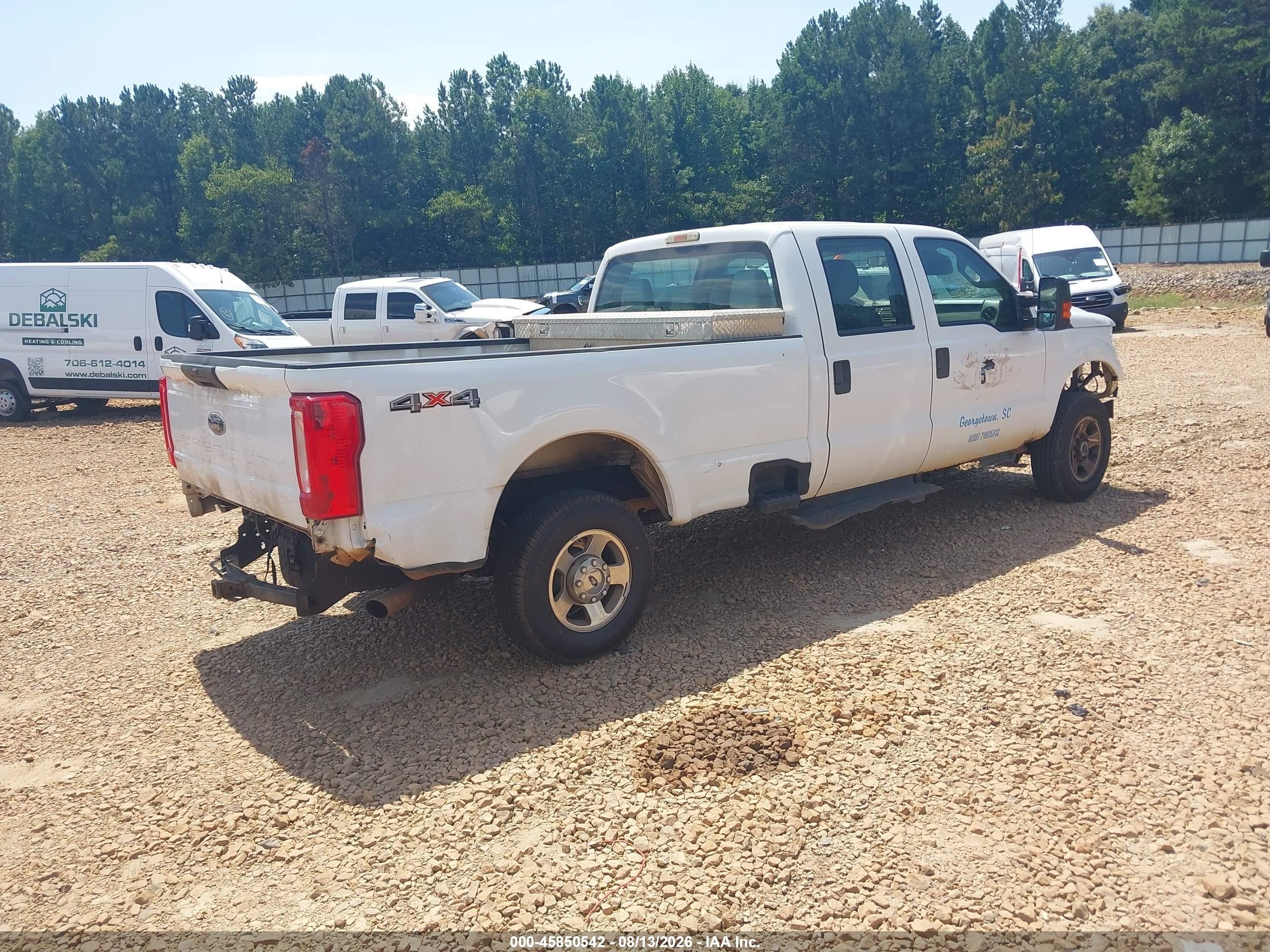 2015 Ford F-250 Xl White vin: 1FT7W2B64FEB66575
