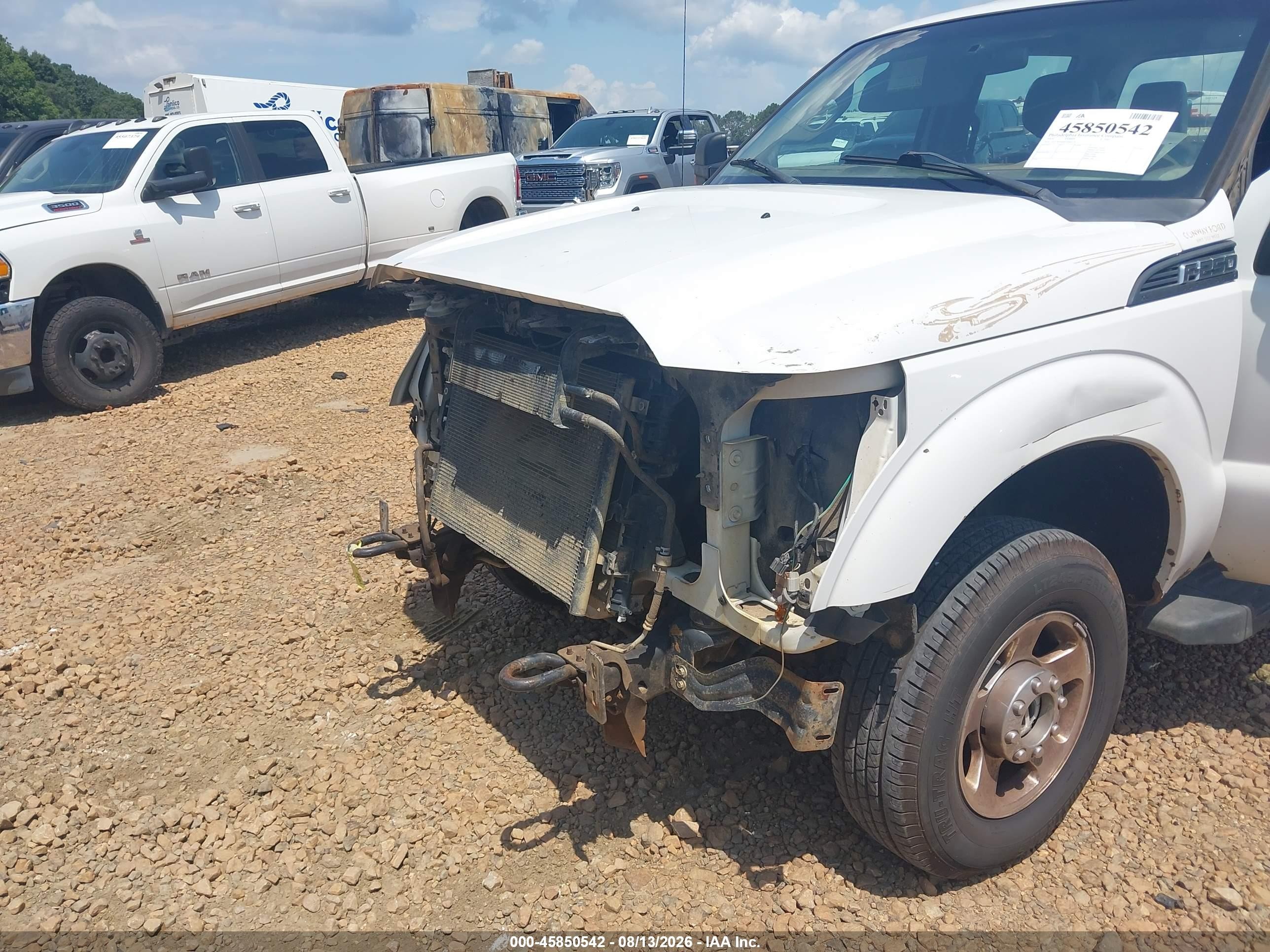 2015 Ford F-250 Xl White vin: 1FT7W2B64FEB66575