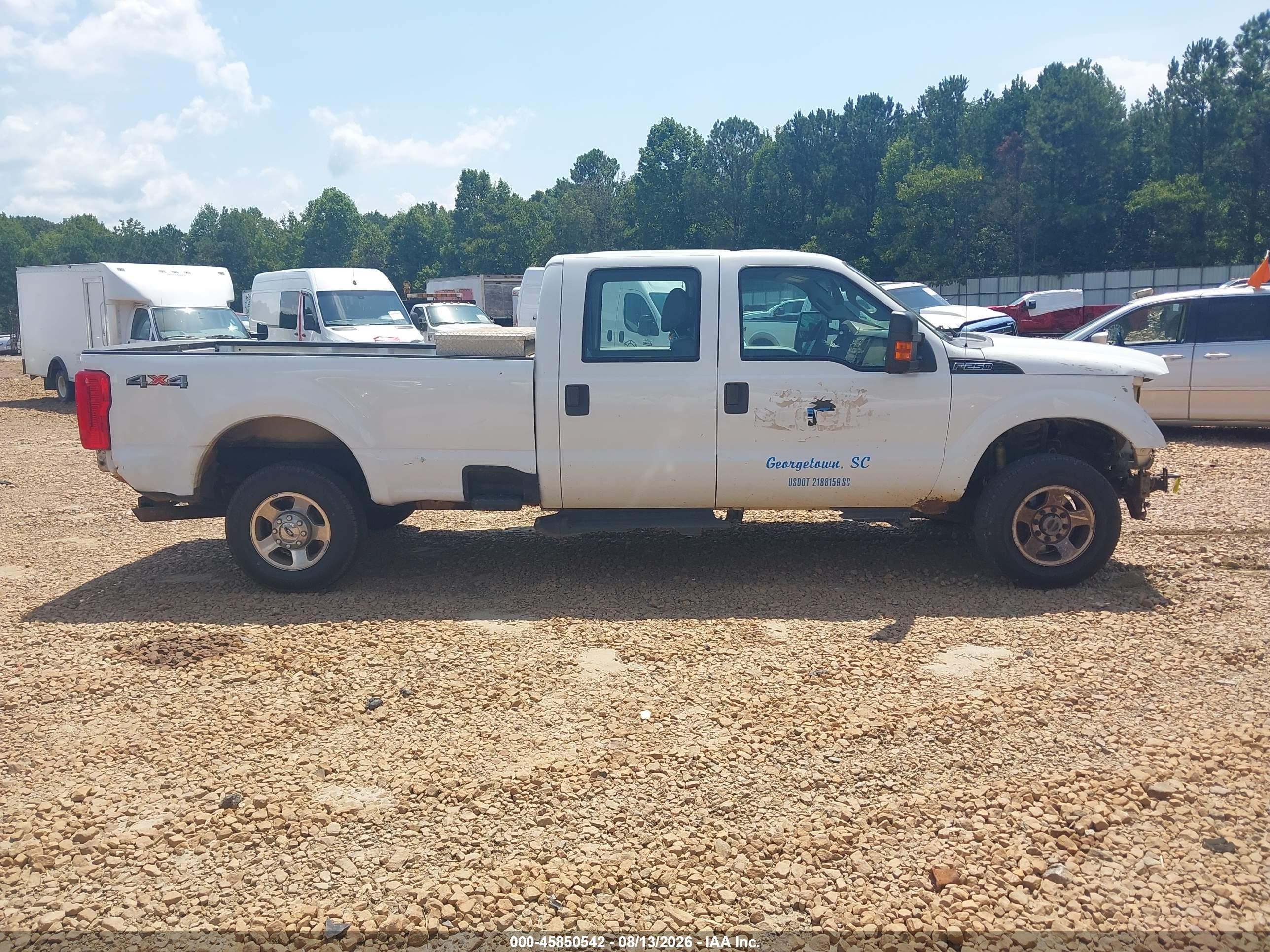 2015 Ford F-250 Xl White vin: 1FT7W2B64FEB66575