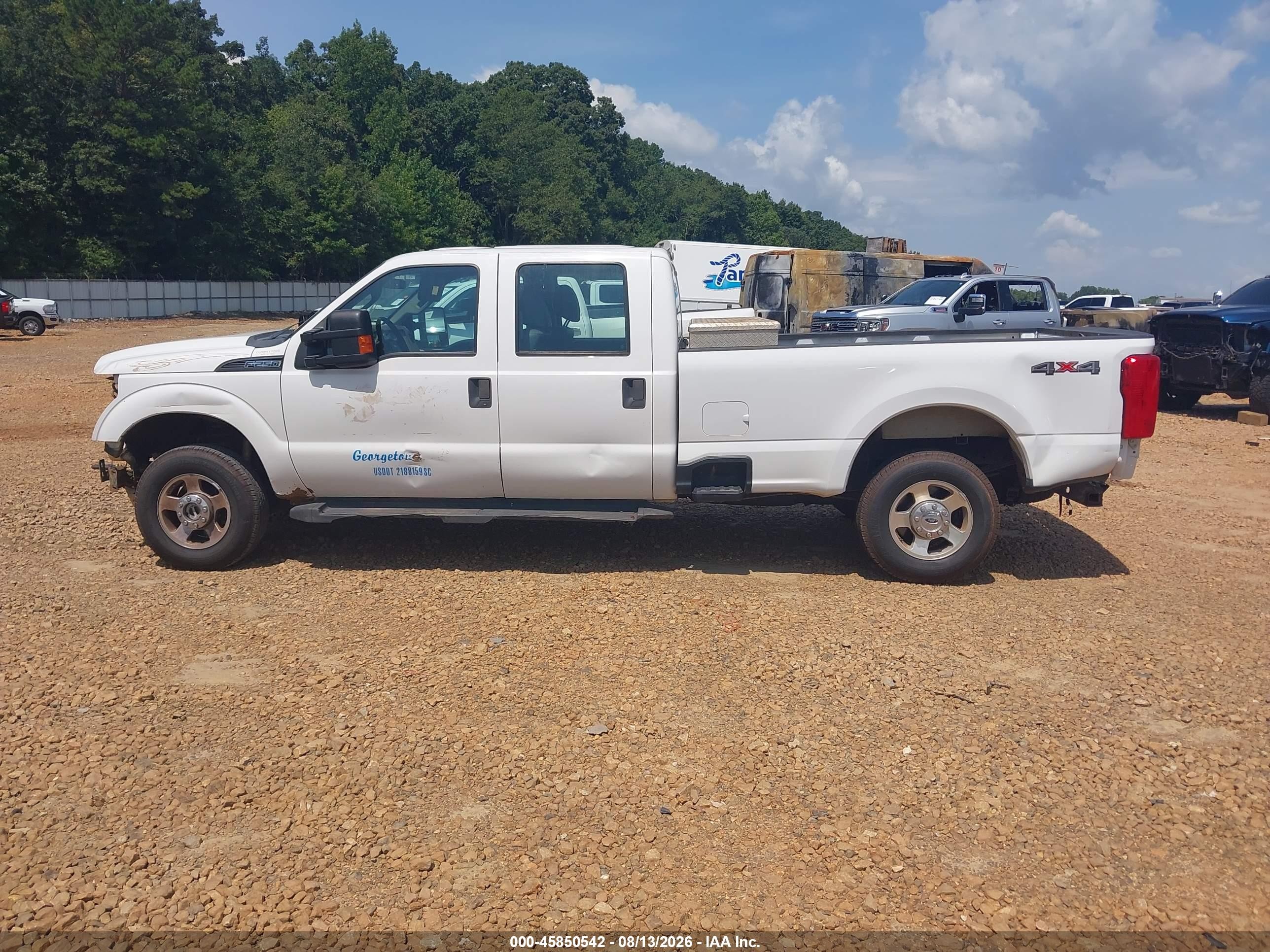 2015 Ford F-250 Xl White vin: 1FT7W2B64FEB66575