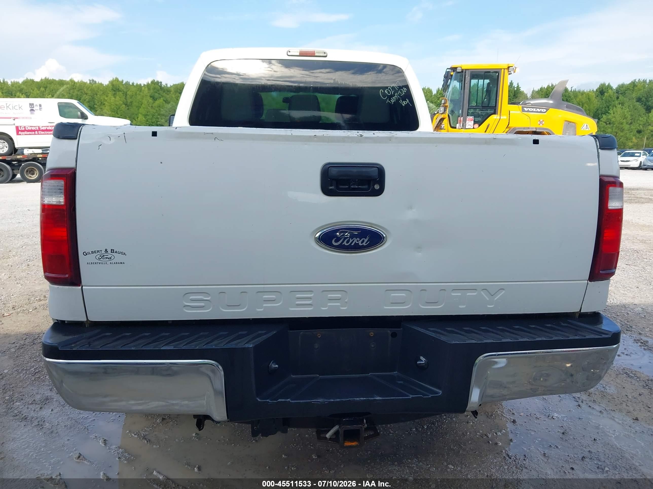 2015 Ford F-250 Lariat/xl/xlt White vin: 1FT7W2B64FEC02717