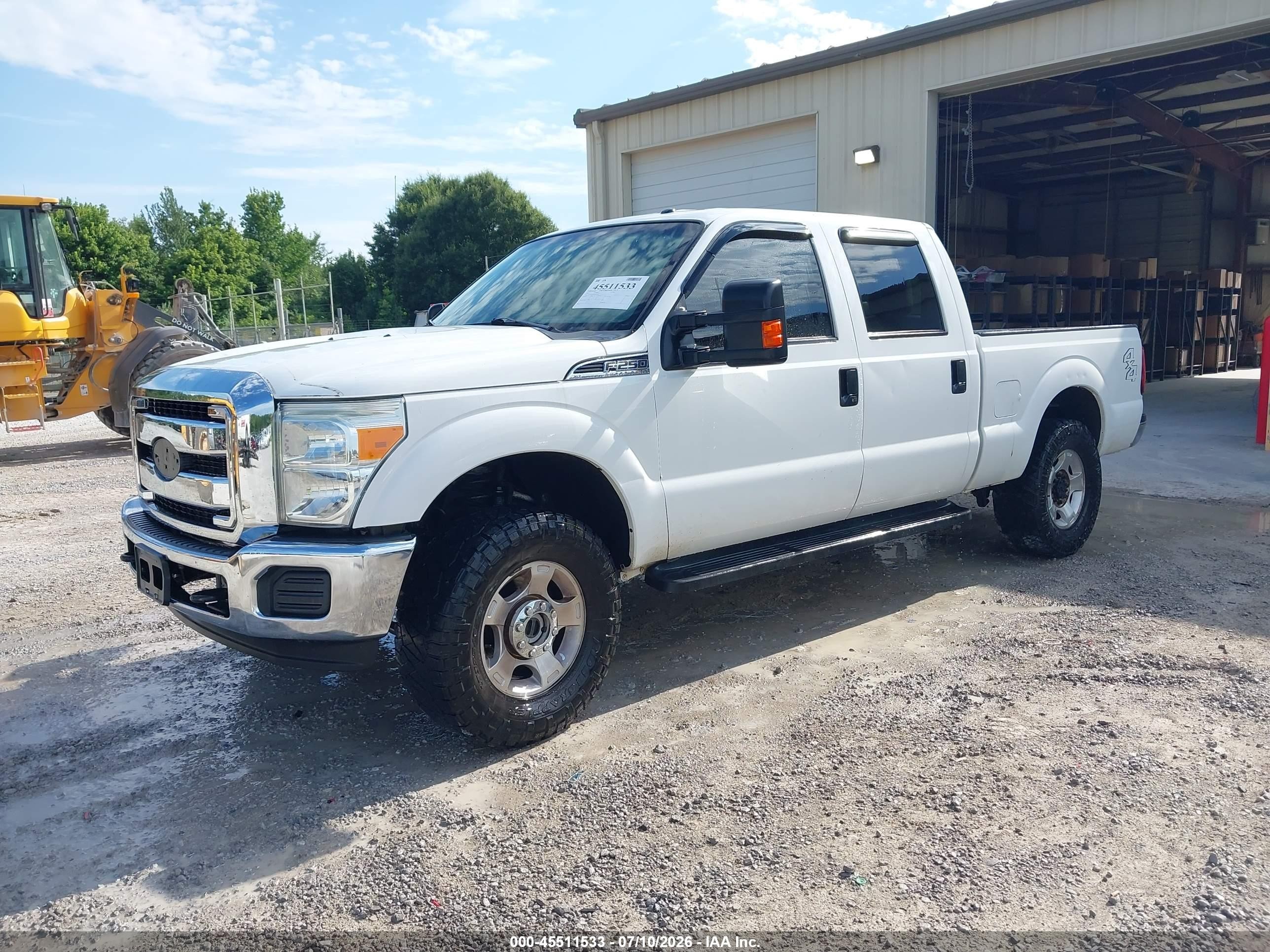 2015 Ford F-250 Lariat/xl/xlt White vin: 1FT7W2B64FEC02717