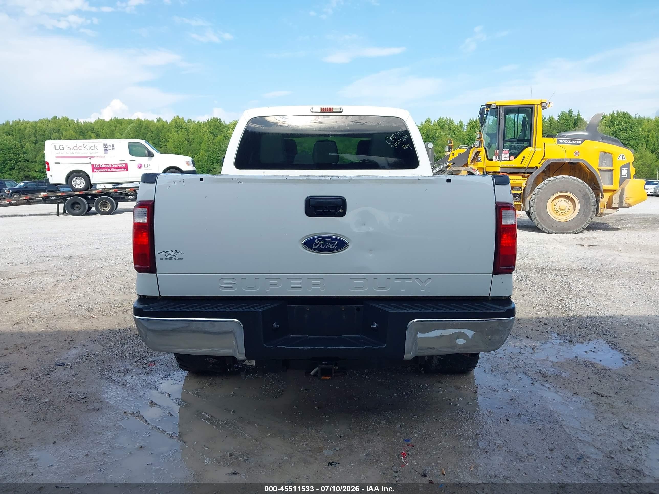 2015 Ford F-250 Lariat/xl/xlt White vin: 1FT7W2B64FEC02717