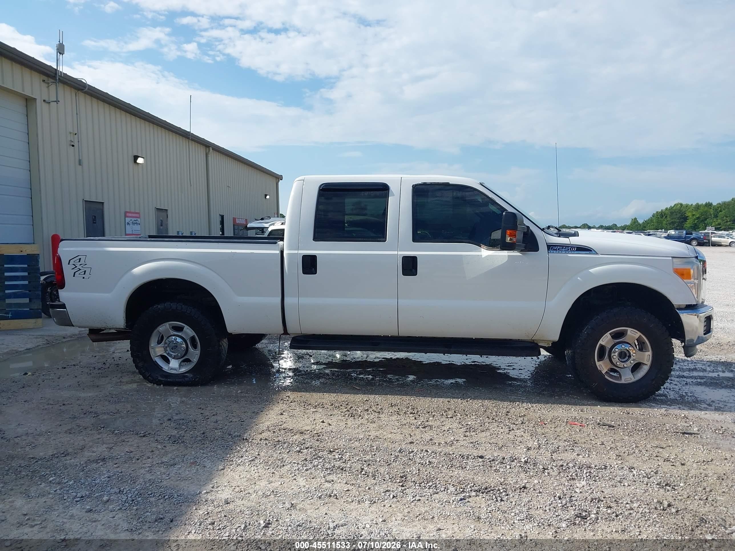 2015 Ford F-250 Lariat/xl/xlt White vin: 1FT7W2B64FEC02717