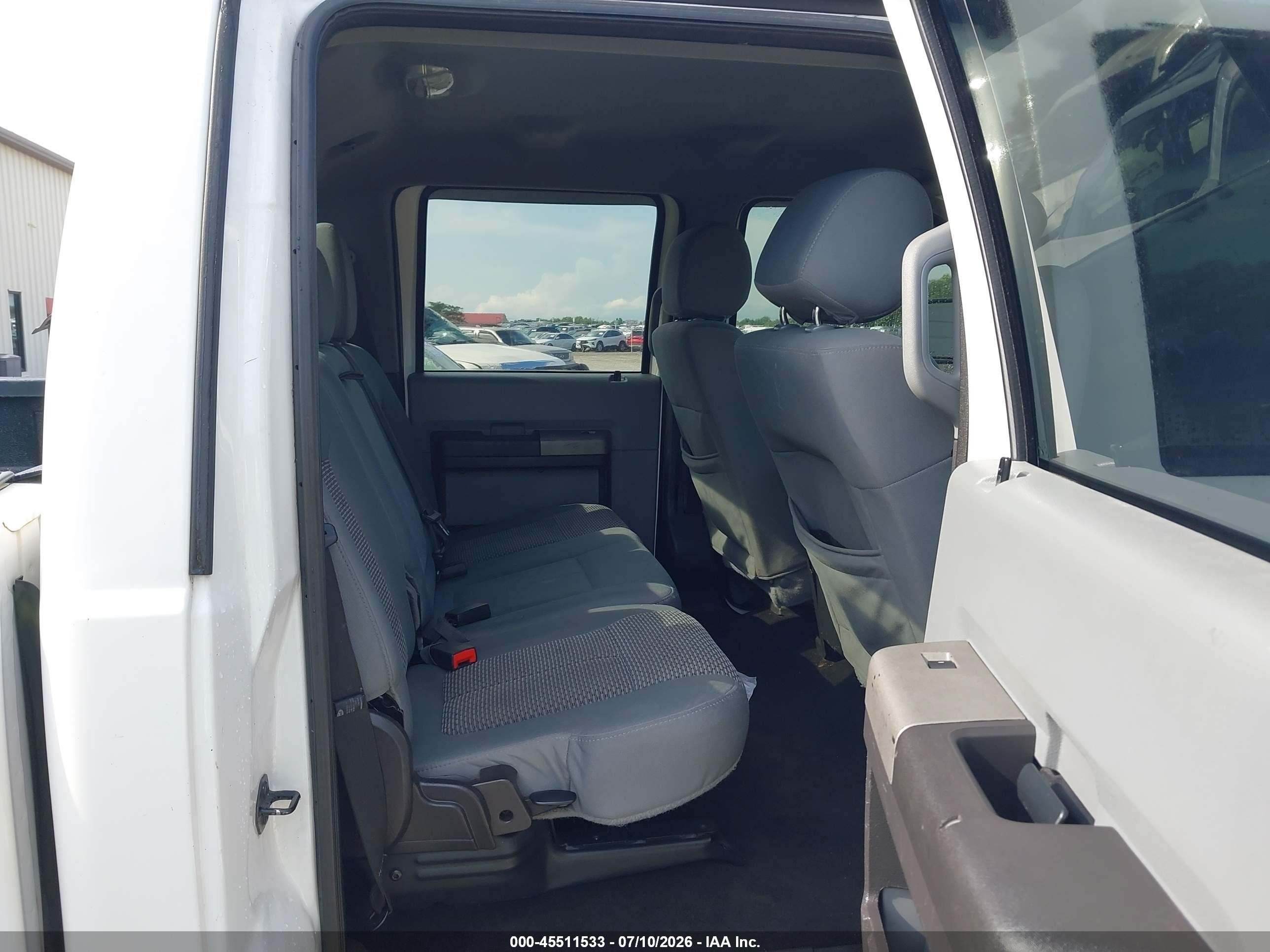 2015 Ford F-250 Lariat/xl/xlt White vin: 1FT7W2B64FEC02717