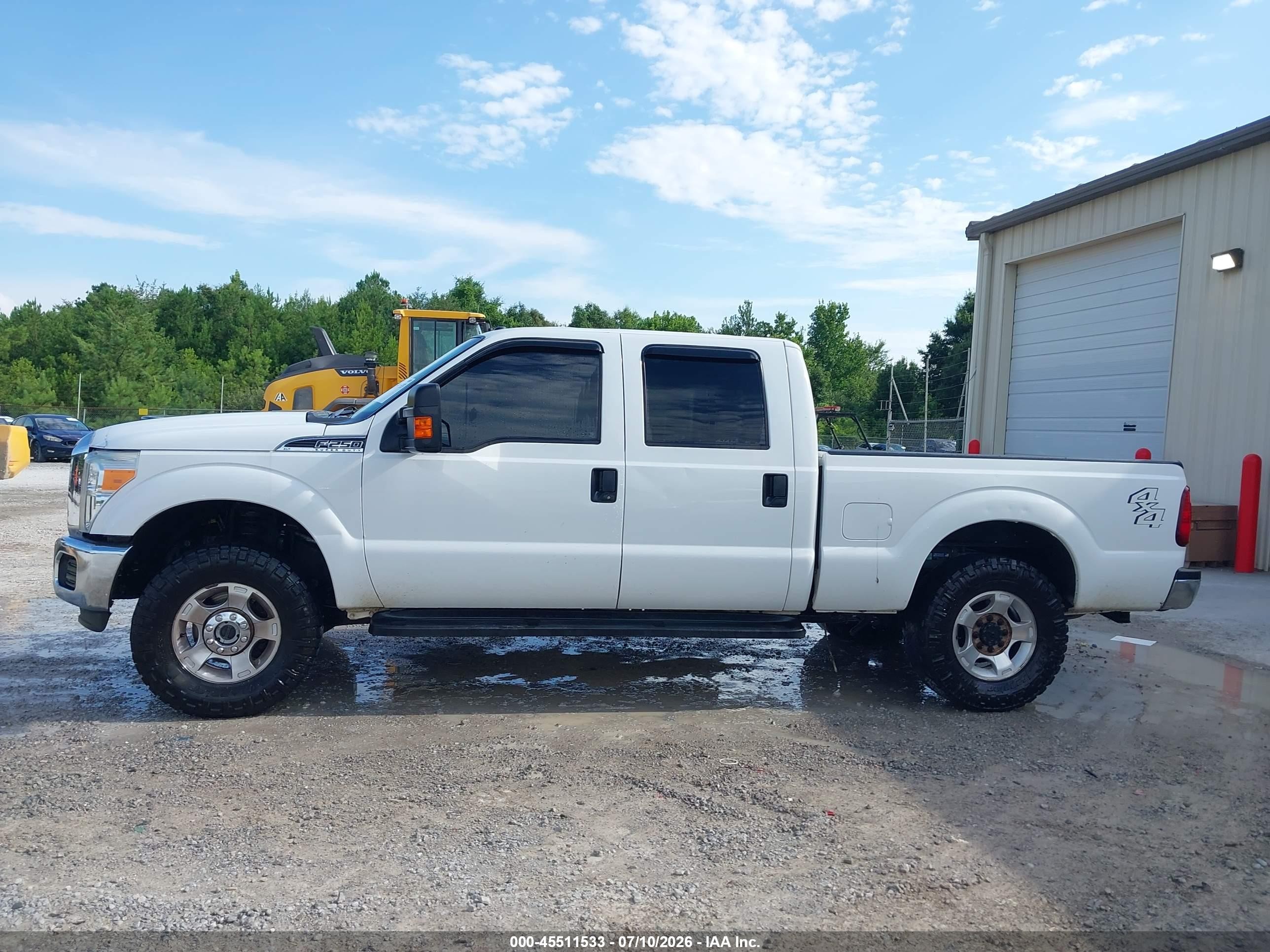 2015 Ford F-250 Lariat/xl/xlt White vin: 1FT7W2B64FEC02717