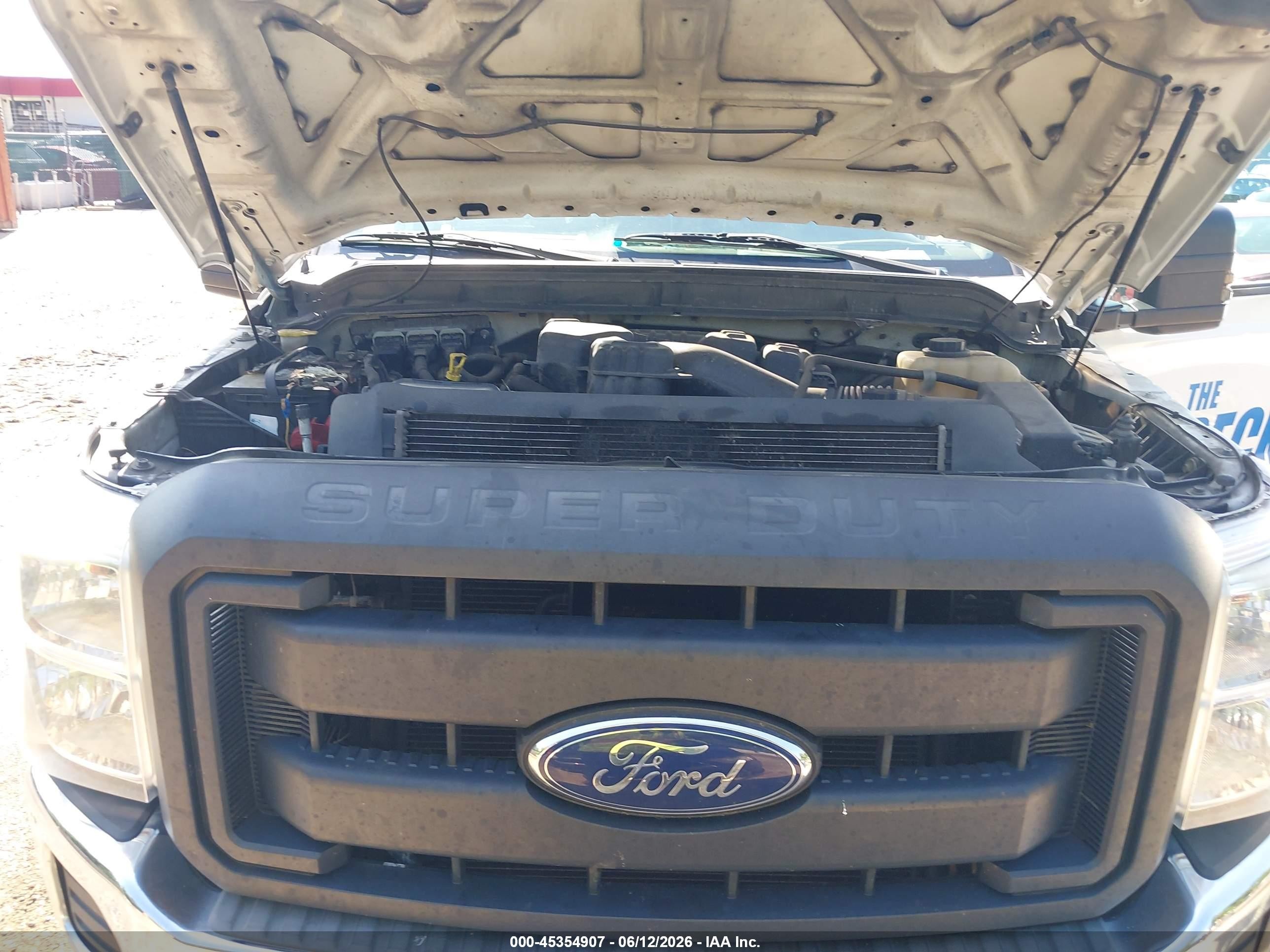 2015 Ford F-250 Xl White vin: 1FT7W2B64FED63455
