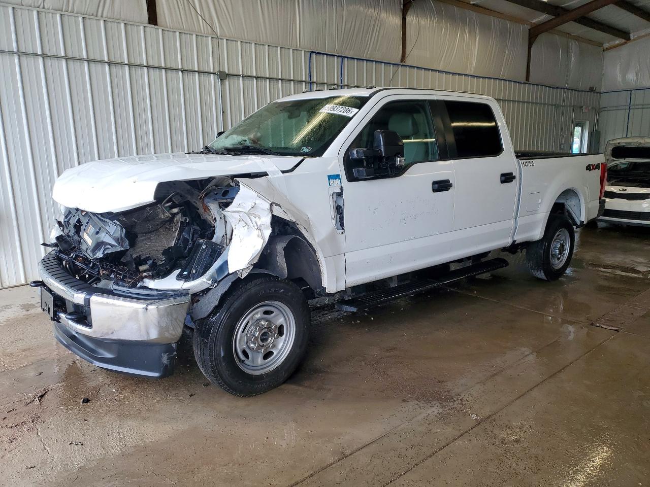 2022 Ford F250 Super Duty White vin: 1FT7W2B64NEE59858