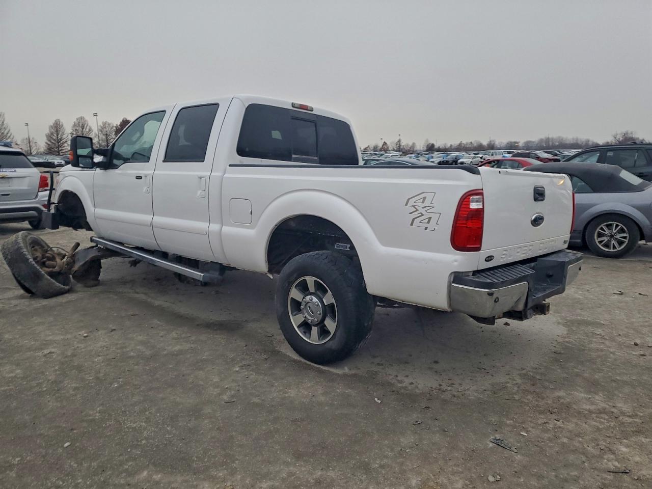 2011 Ford F250 Super Duty White vin: 1FT7W2B65BEA35889