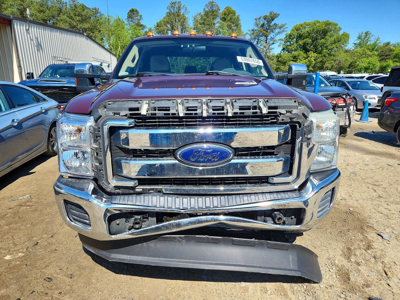 2011 Ford F250 Super Duty Maroon vin: 1FT7W2B65BEB29772
