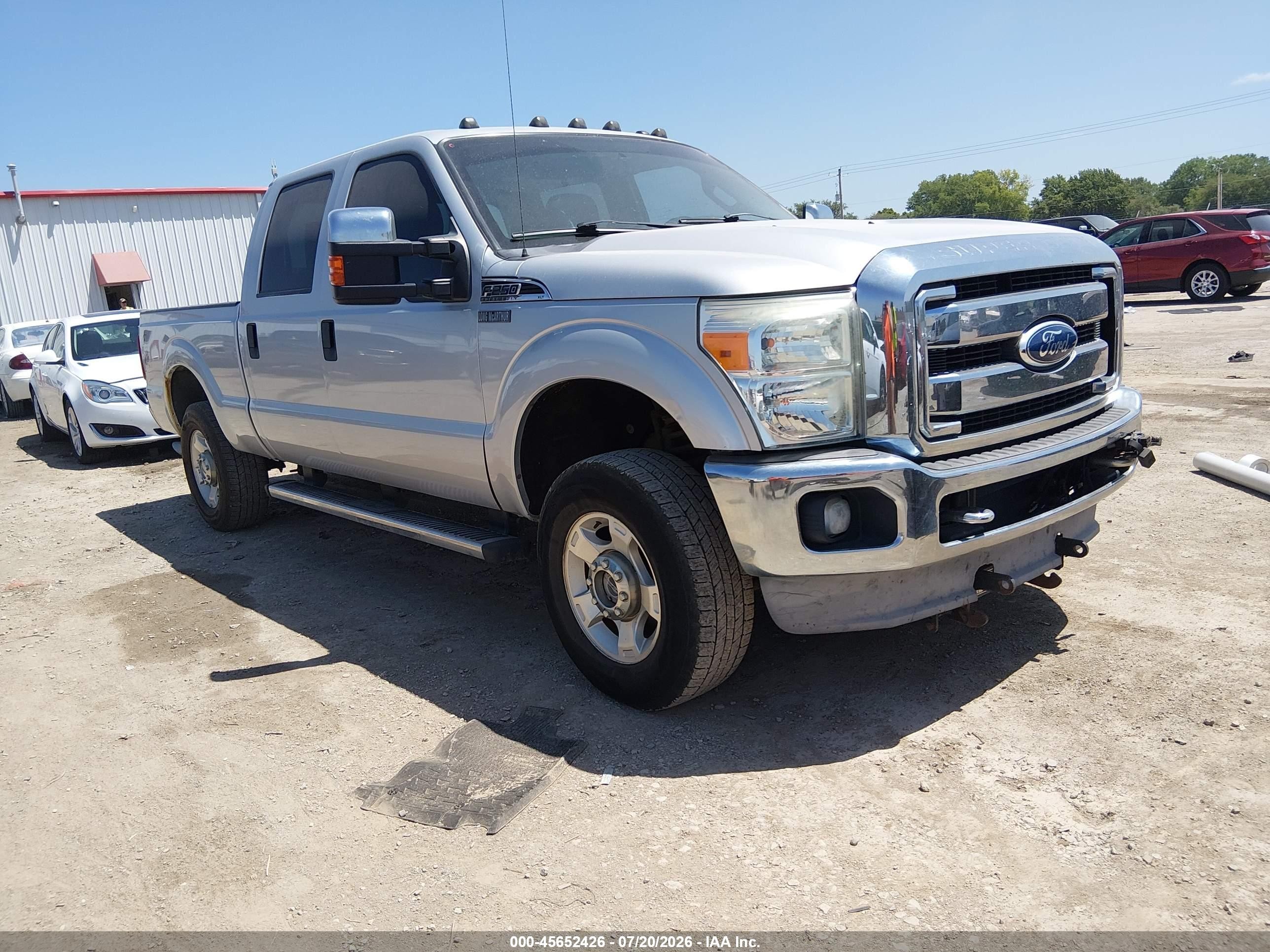 2011 Ford Super Duty F-250 Srw Xlt Silver vin: 1FT7W2B65BEC84922