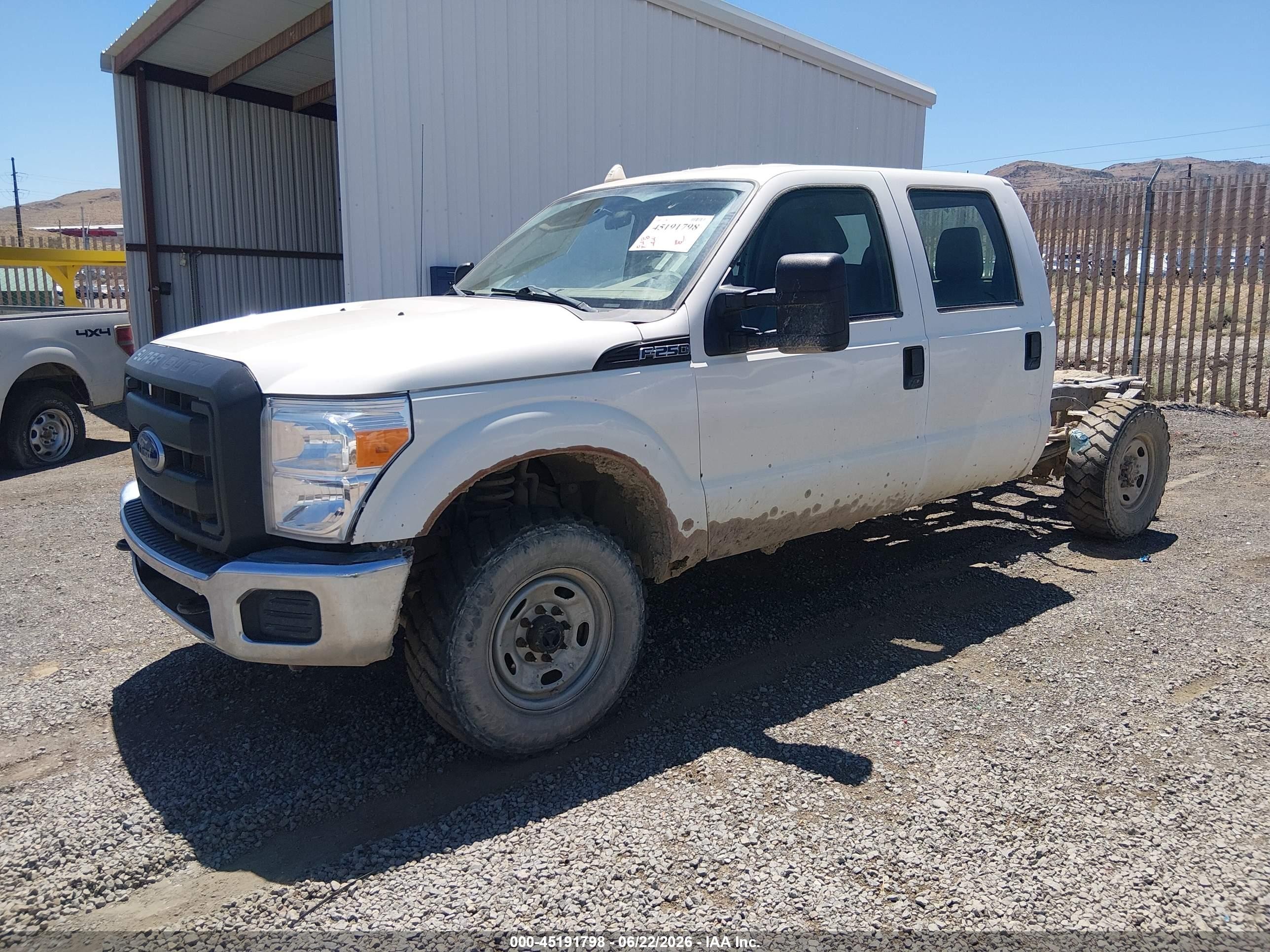 2012 Ford F-250 Xl Белый vin: 1FT7W2B65CEC06061