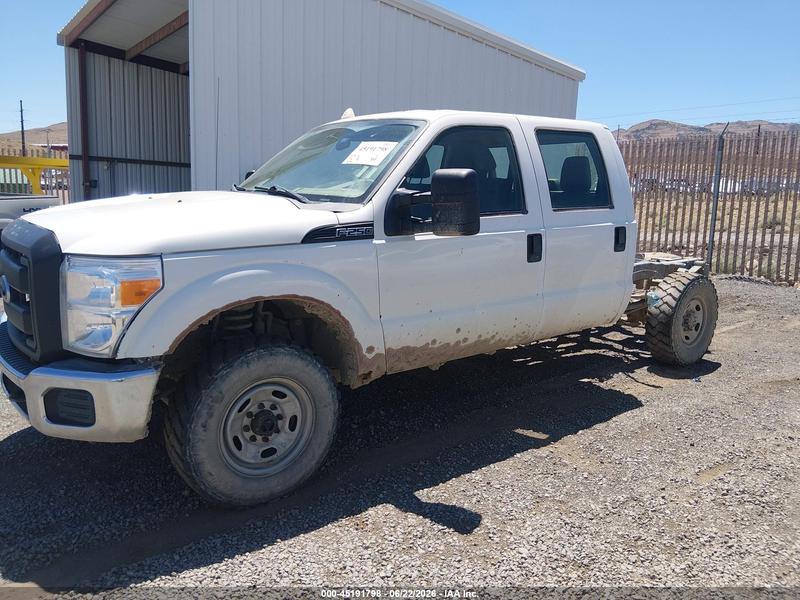 2012 Ford F-250 Xl Белый vin: 1FT7W2B65CEC06061
