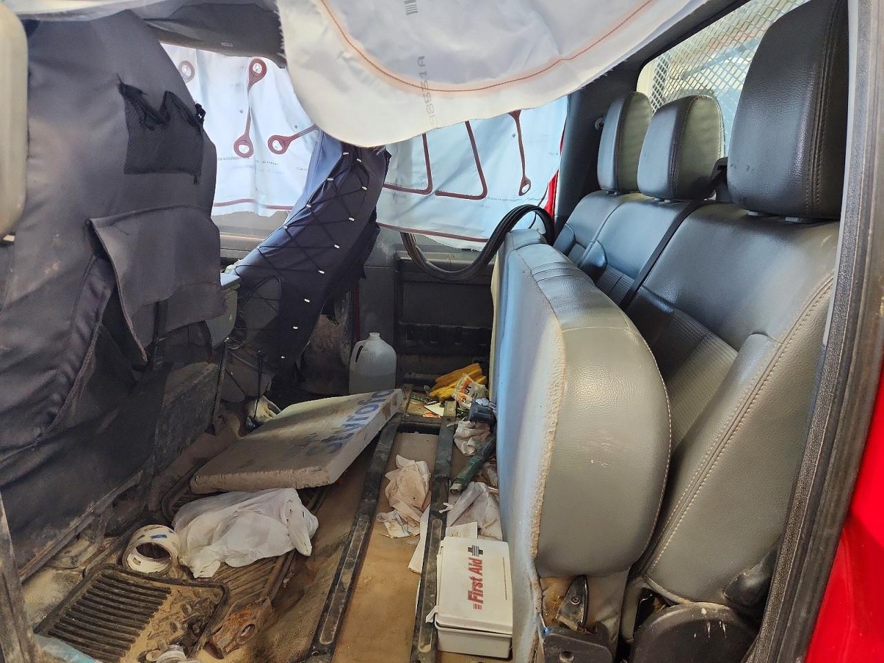 2013 Ford F250 Super Duty Red vin: 1FT7W2B65DEB77100