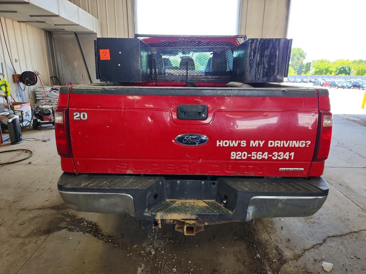 2013 Ford F250 Super Duty Red vin: 1FT7W2B65DEB77100