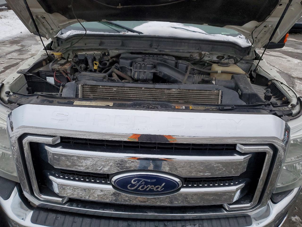 2014 Ford F250 Super Duty White vin: 1FT7W2B65EEA18448