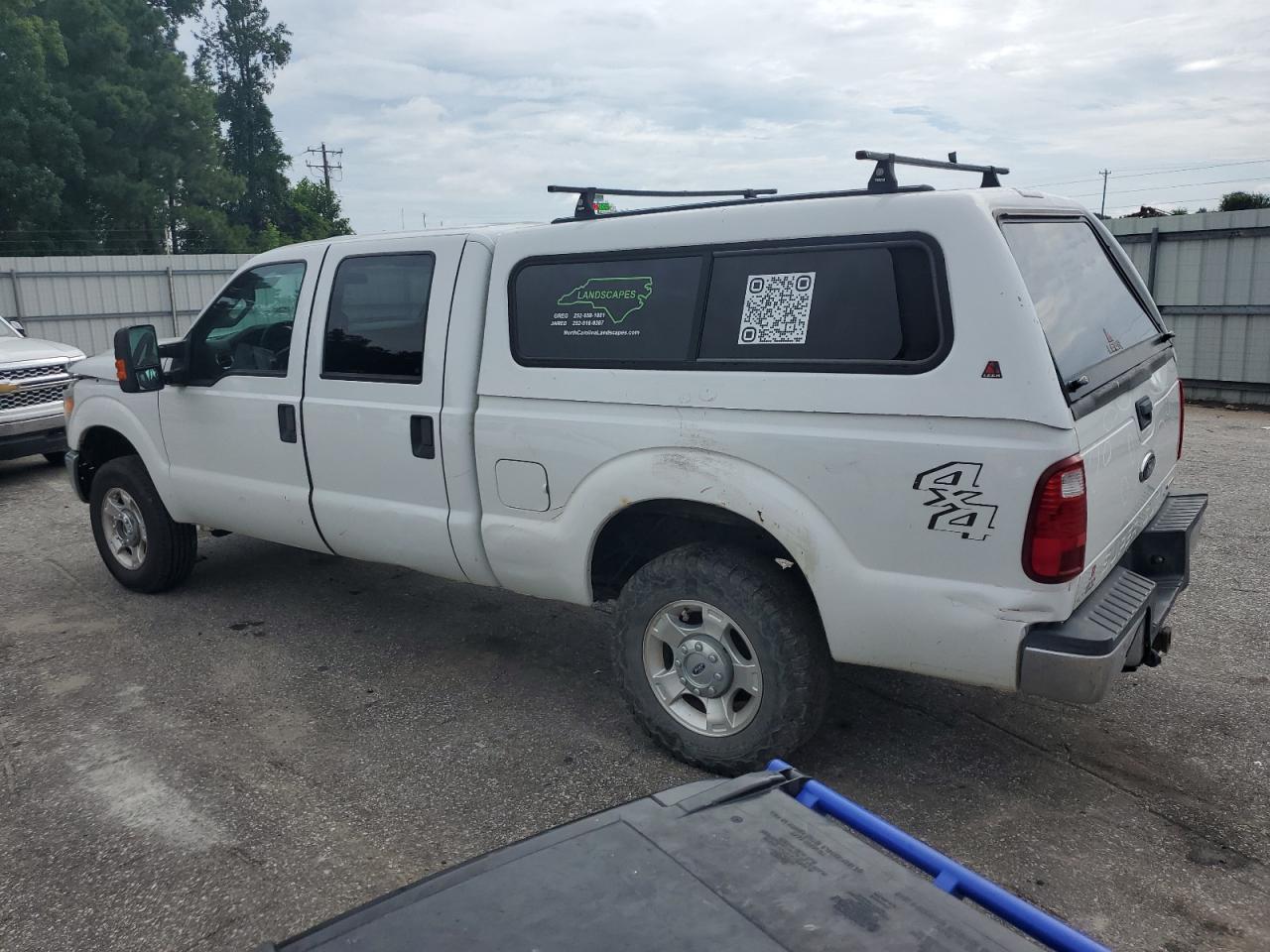 2015 Ford F250 Super Duty Белый vin: 1FT7W2B65FEA52309